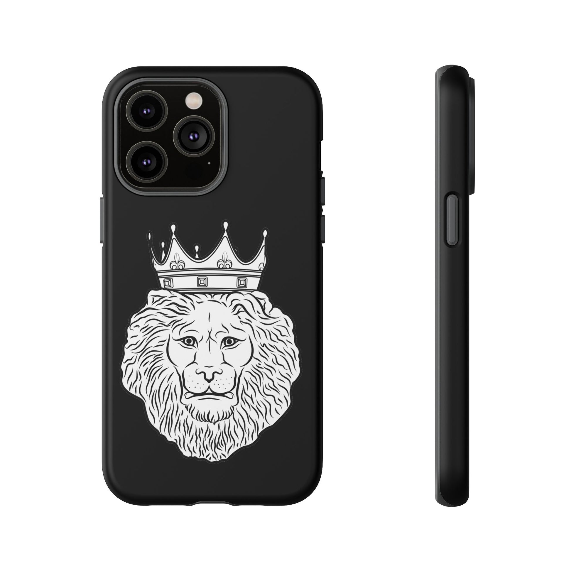 KING Black Christian Phone Case – The Original faithwear – front view