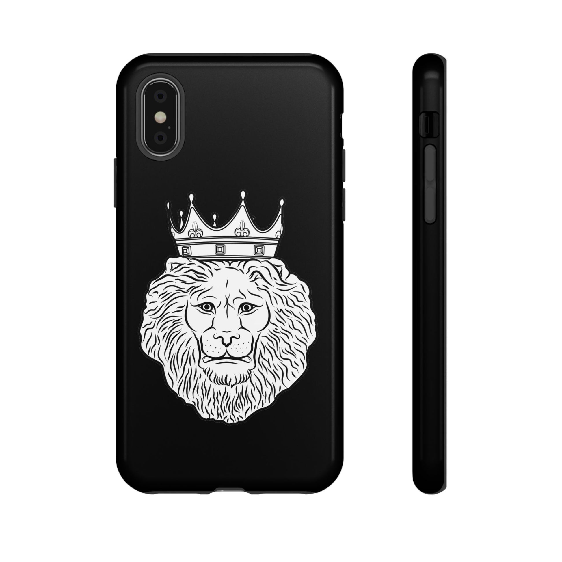 KING Black Christian Phone Case – The Original faithwear – front view