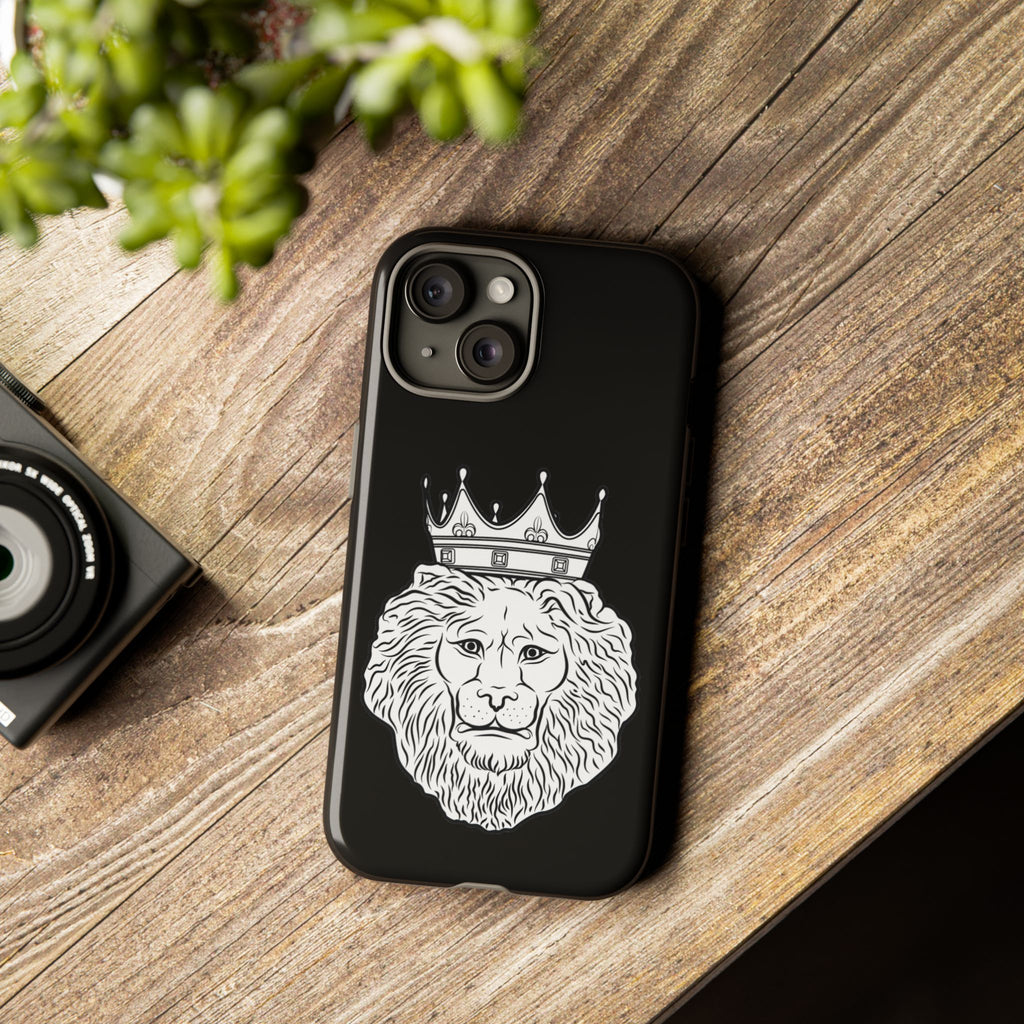 KING Black Christian Phone Case – The Original faithwear – front view