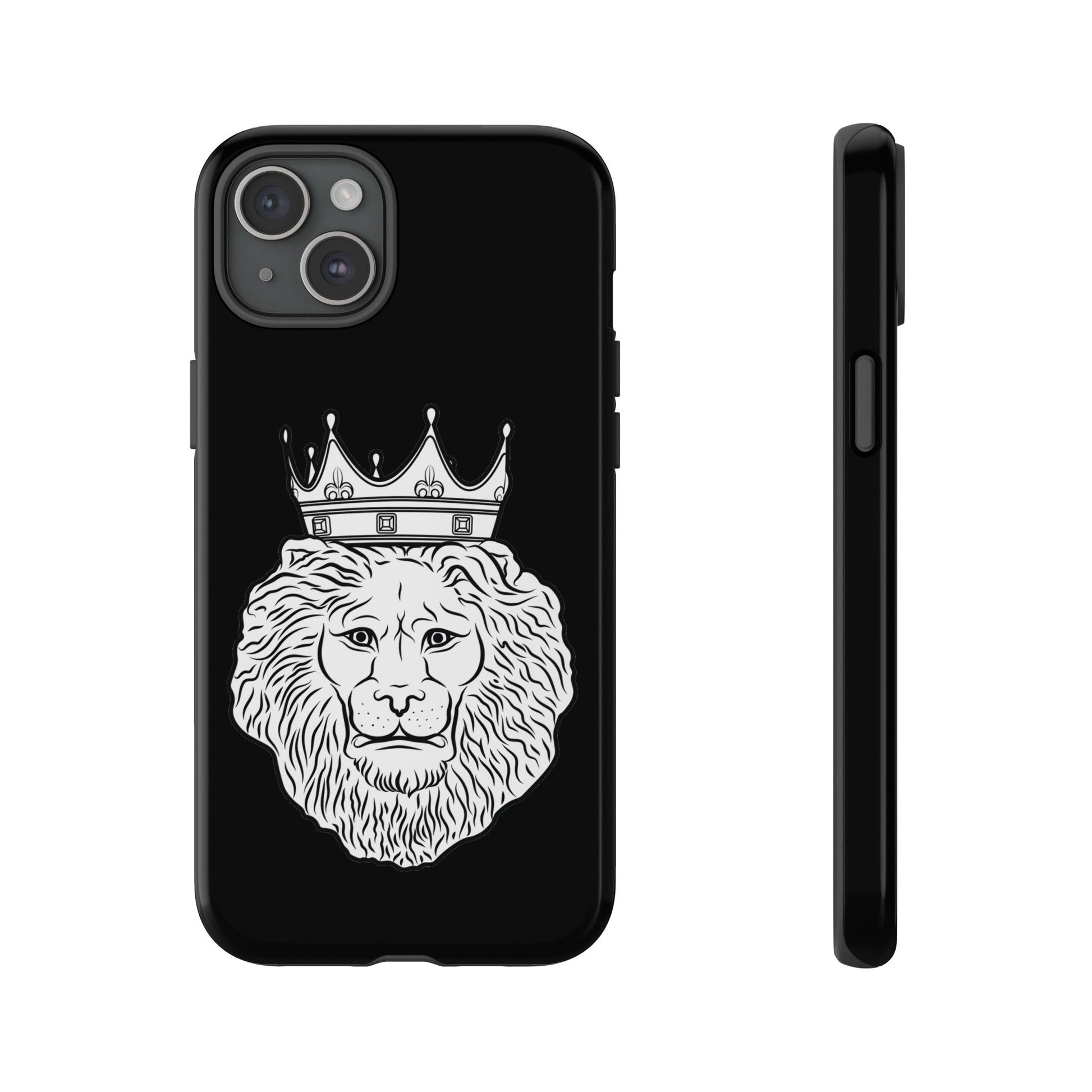 KING Black Christian Phone Case – The Original faithwear – front view