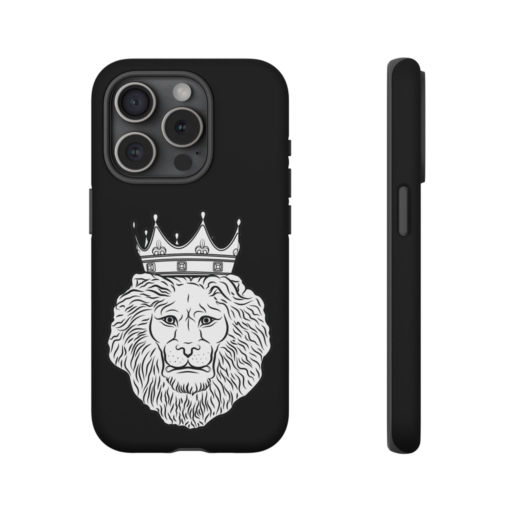 KING Black Christian Phone Case – The Original faithwear – front view