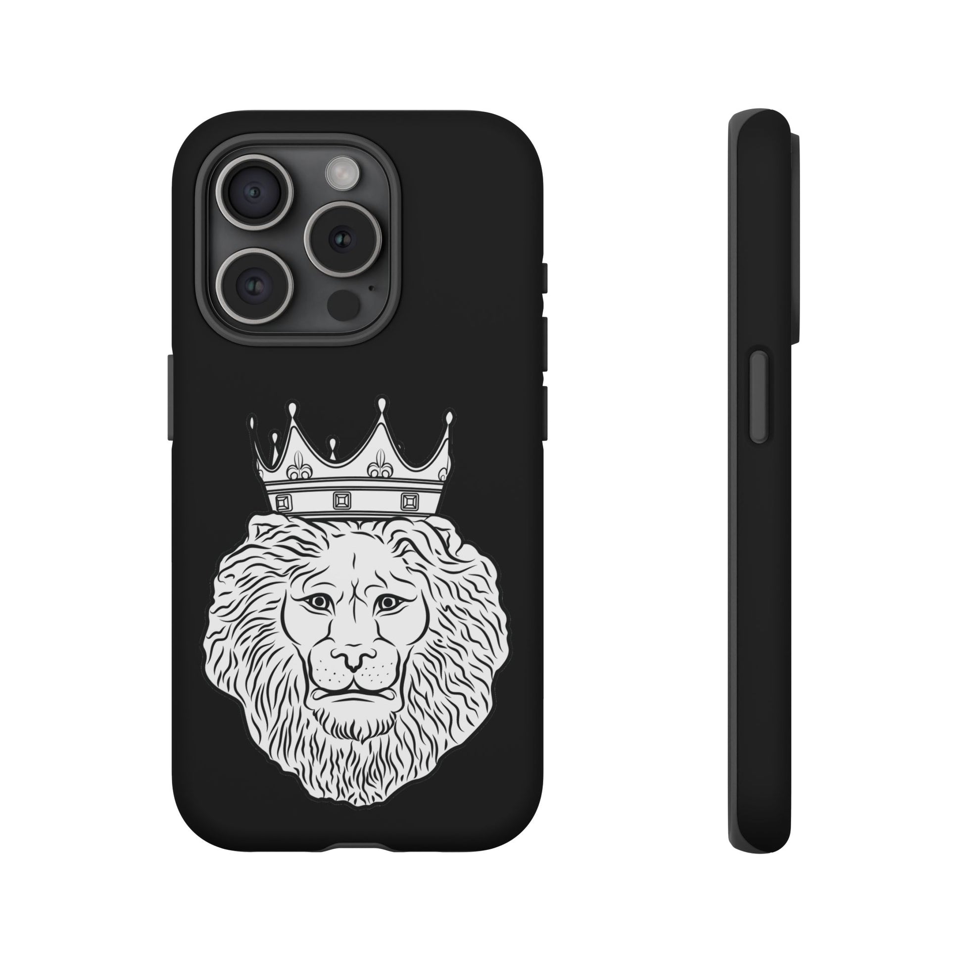 KING Black Christian Phone Case – The Original faithwear – front view