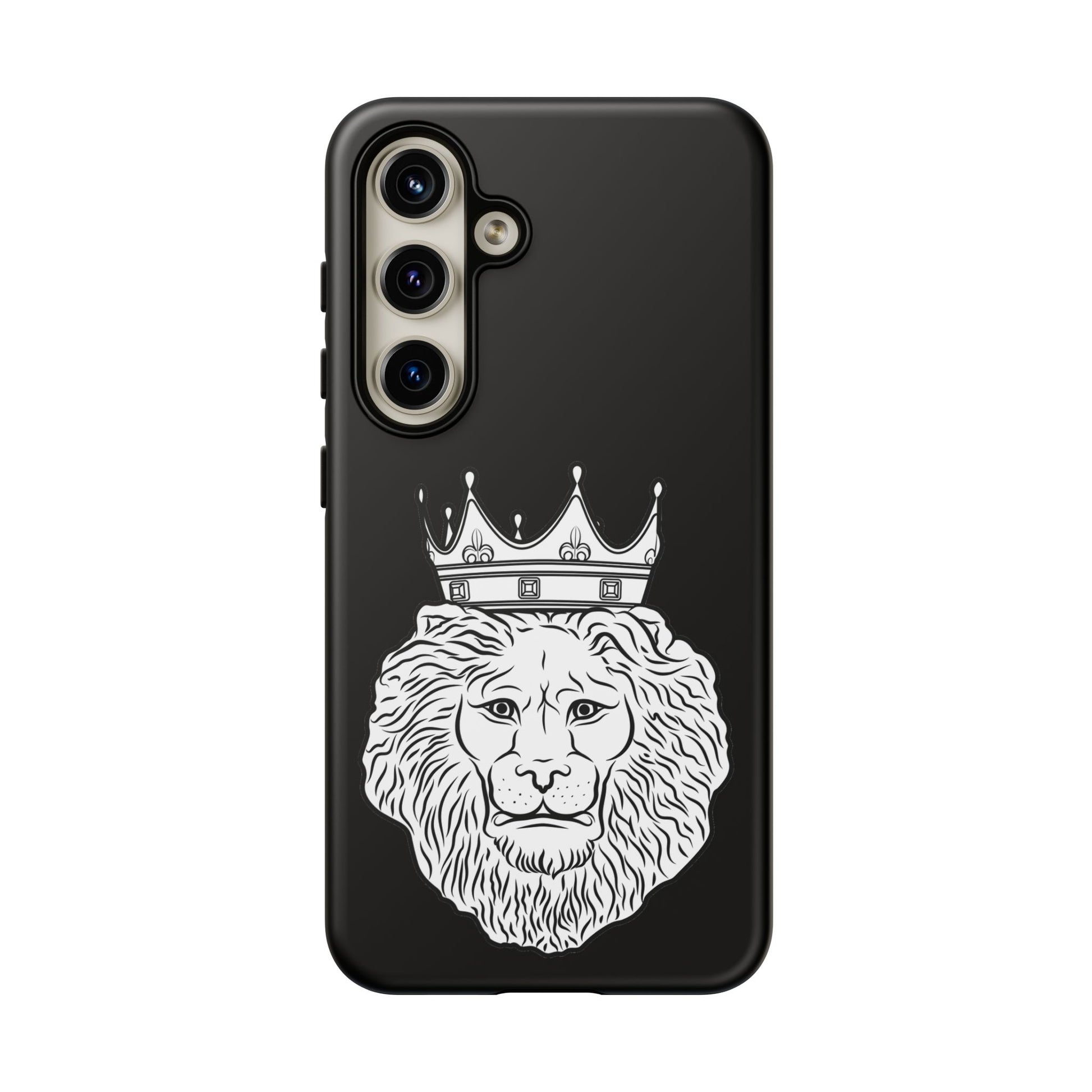 KING Black Christian Phone Case – The Original faithwear – front view