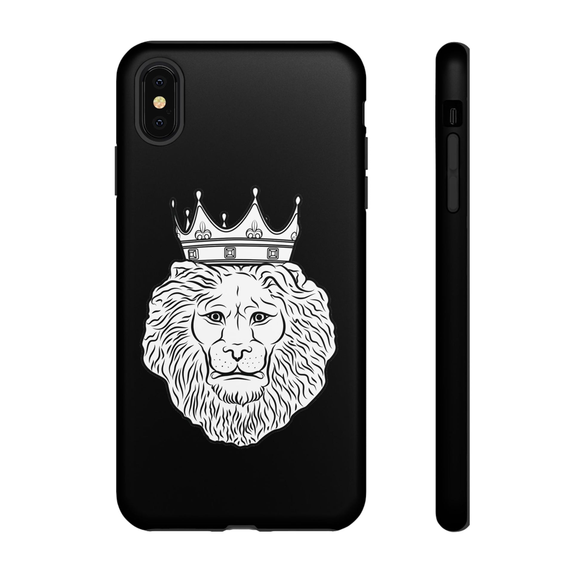 KING Black Christian Phone Case – The Original faithwear – front view