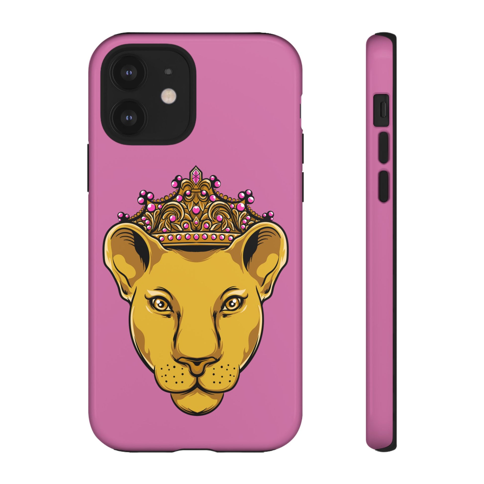 Baby pink LIONESS phone case for women - The Original faith-inspired protective cover with bold design