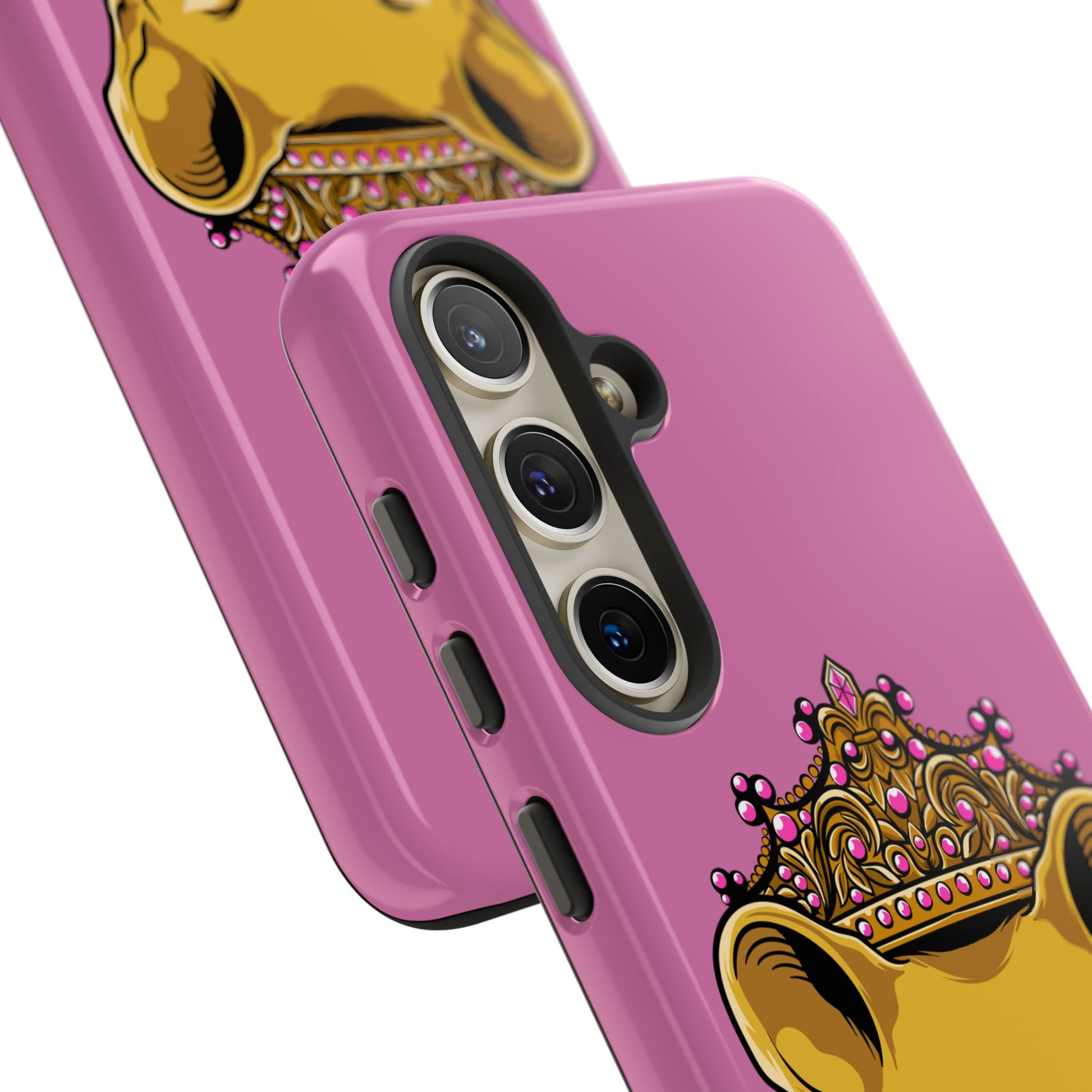 Baby pink LIONESS phone case for women - The Original faith-inspired protective cover with bold design
