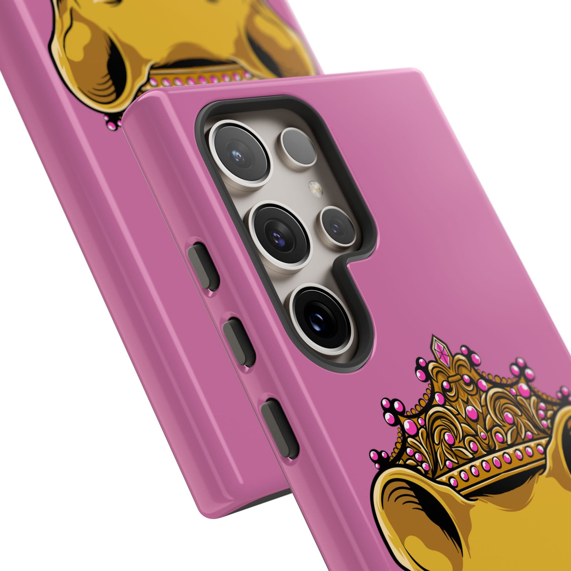 Baby pink LIONESS phone case for women - The Original faith-inspired protective cover with bold design