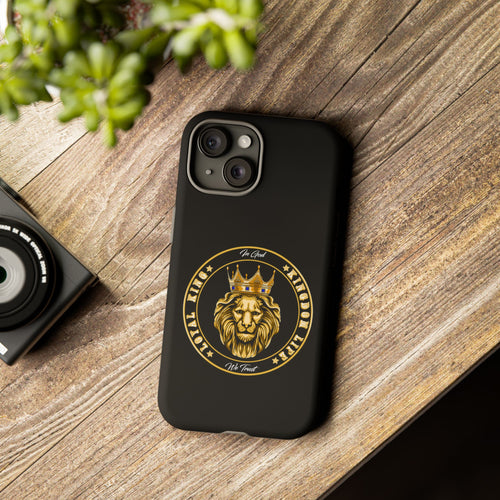 Christian gift idea – Black LOYAL KING phone case from The Original