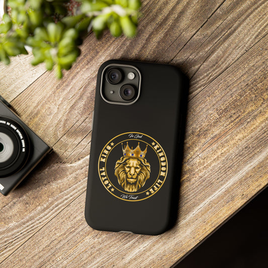 Christian gift idea – Black LOYAL KING phone case from The Original