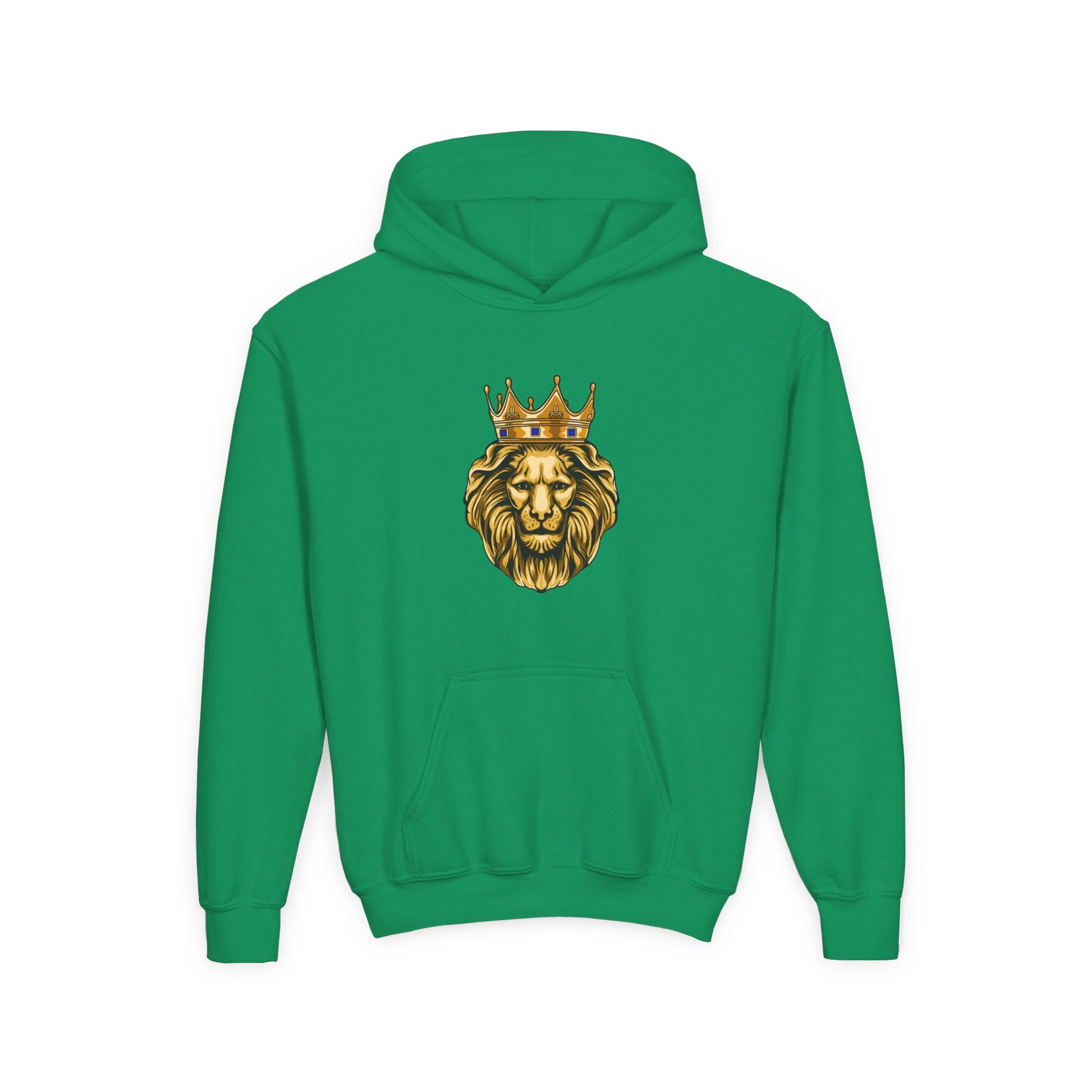 Soft cotton-poly blend hoodie for active kids