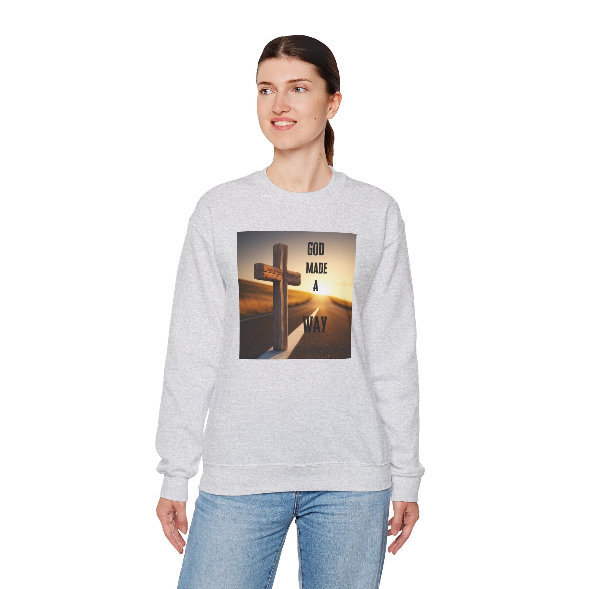 Christian sweatshirt with bold inspirational text – from The Original