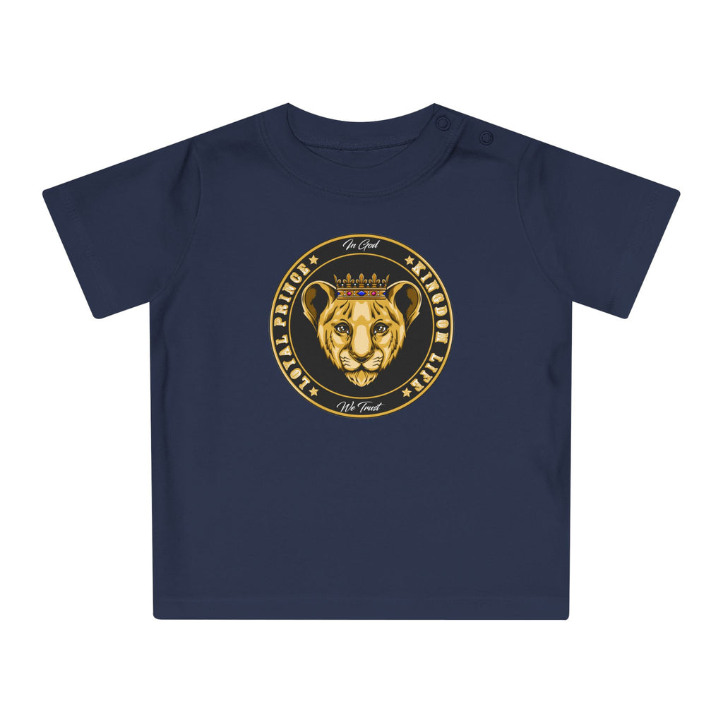Blue LOYAL PRINCE organic cotton baby t-shirt from The Original – Christian faithwear