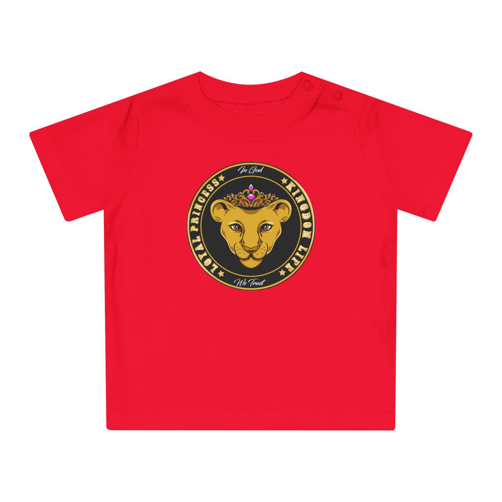 LOYAL PRINCESS baby T-shirt in organic cotton with Christian design – The Original faithwear