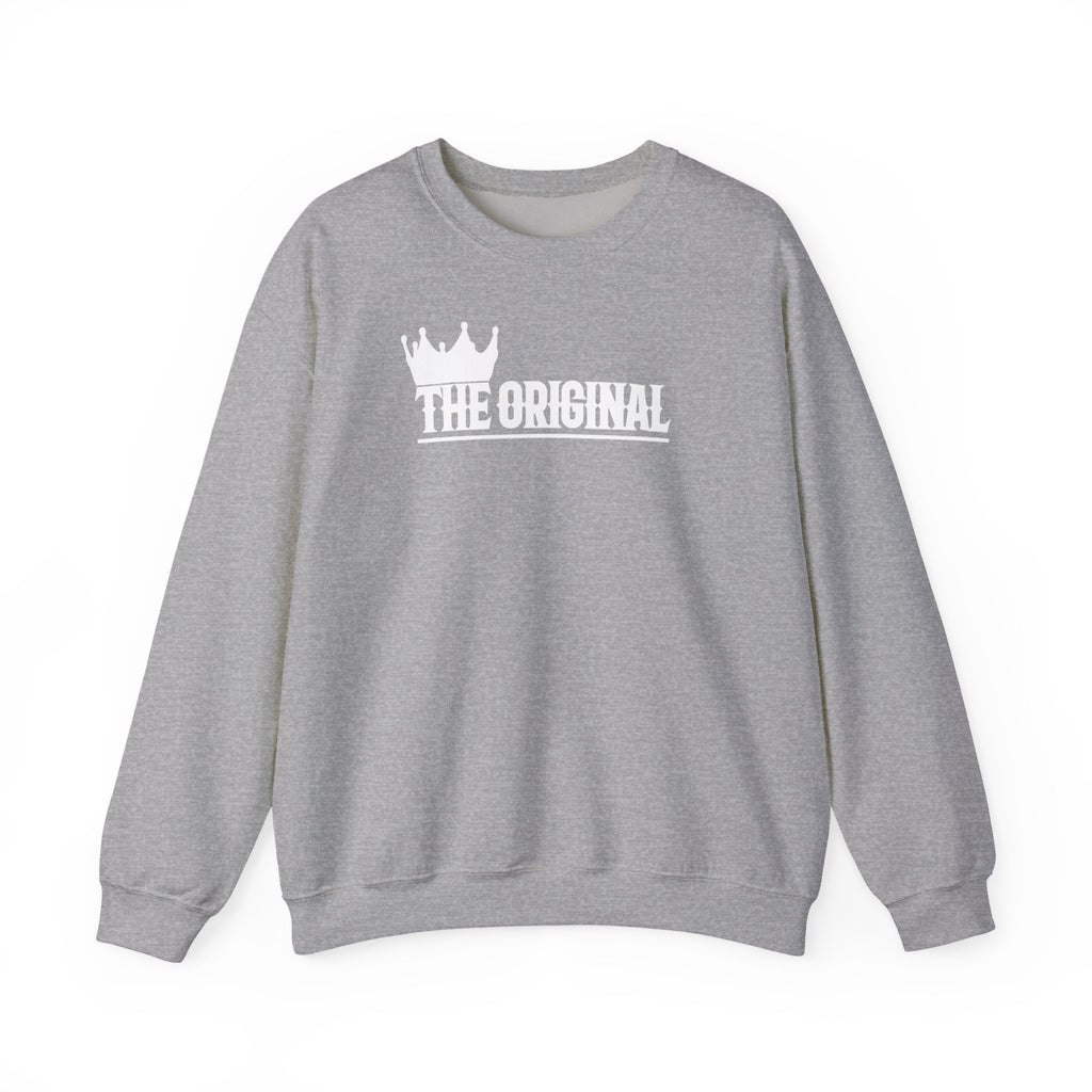 Minimalist faithwear sweatshirt flat lay “The Original” branding