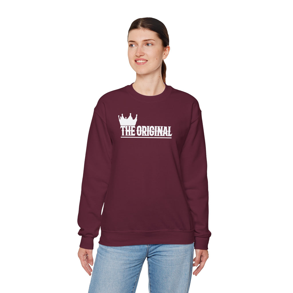 Streetwear look with The Original sweatshirt styled casually