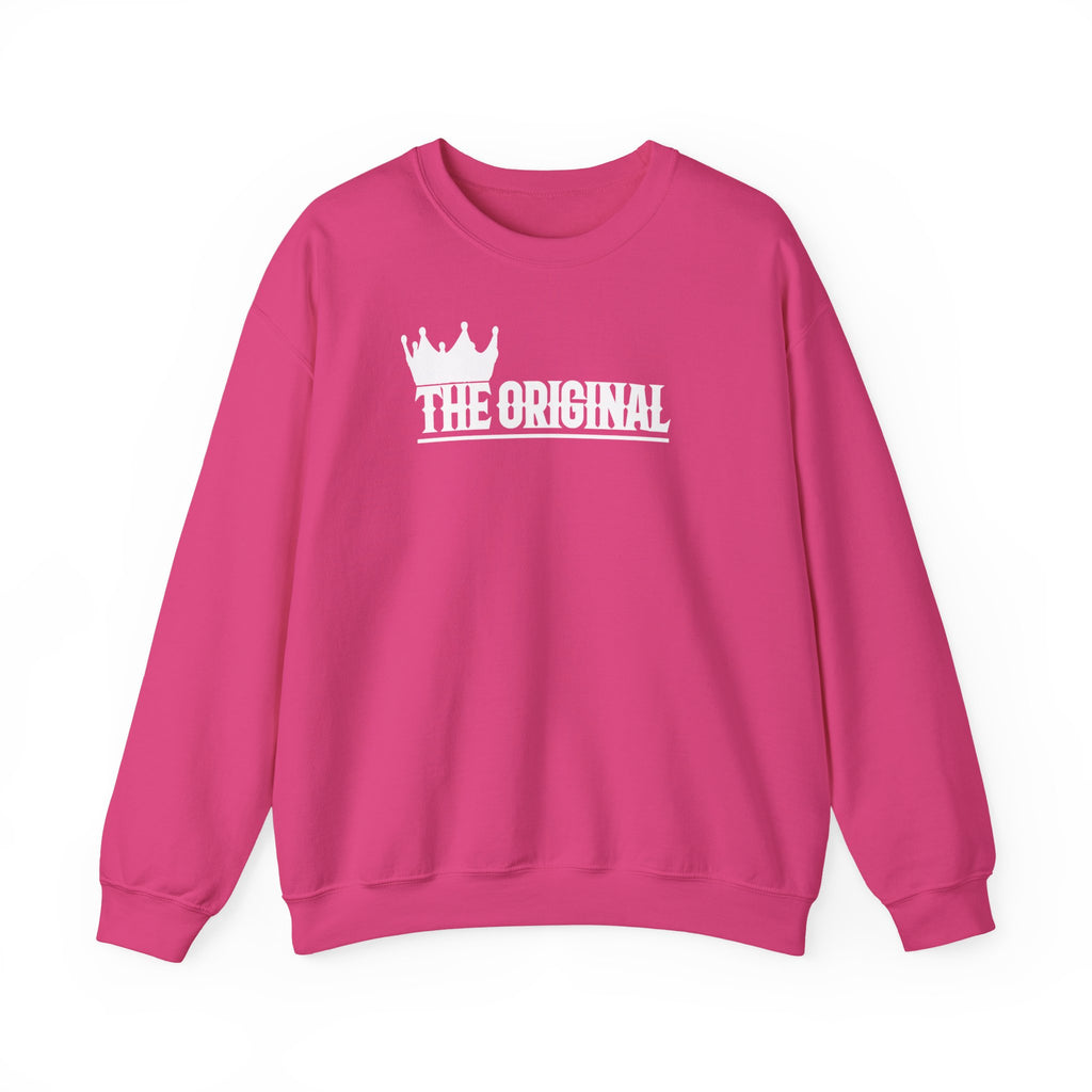 Front flat lay showcasing The Original unisex sweatshirt clean design