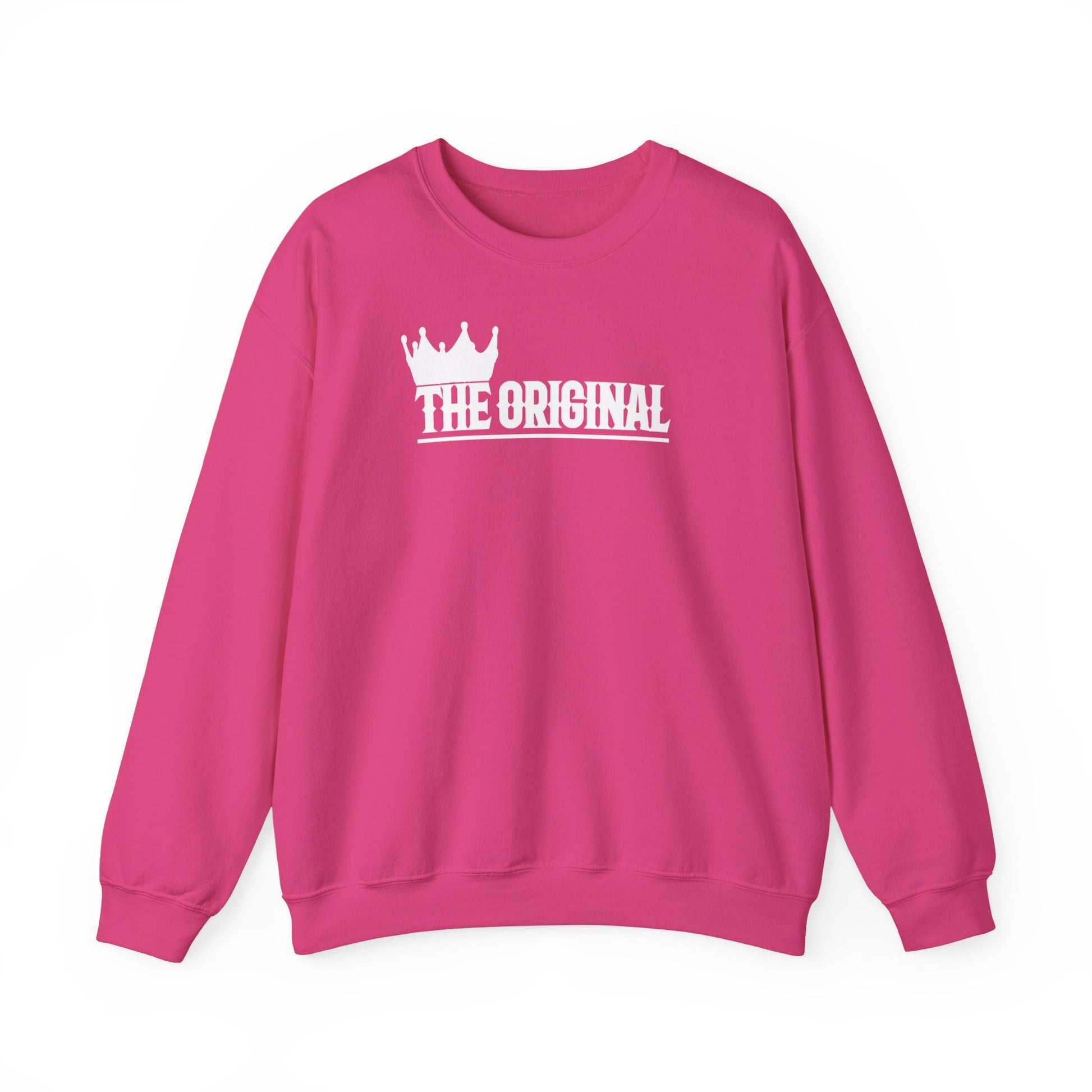 Front flat lay showcasing The Original unisex sweatshirt clean design