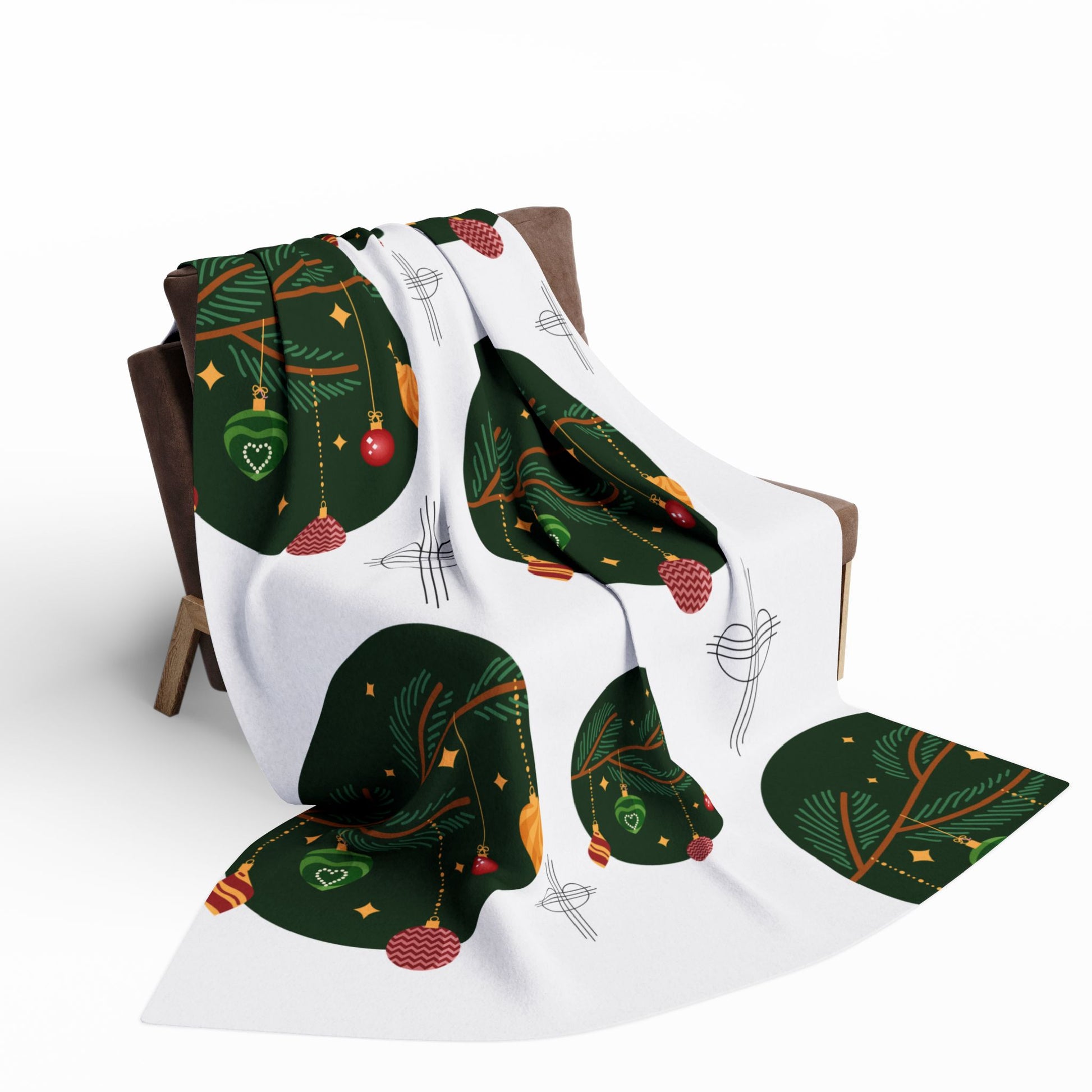 CHRISTmas faith-based blanket with red and green pattern from The Original