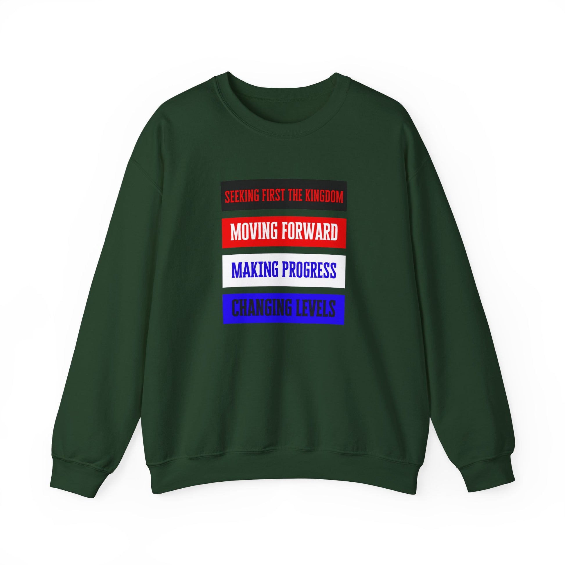 Unisex army crewneck for believers – bold faith declaration