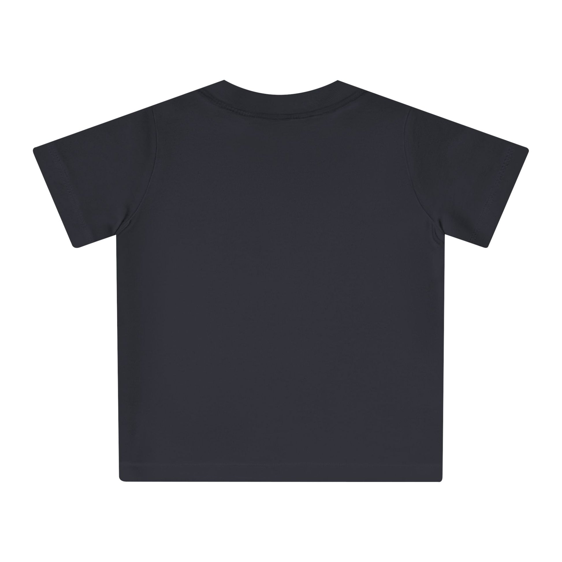 Back of LOYAL PRINCE organic cotton baby t-shirt in black – Christian faithwear