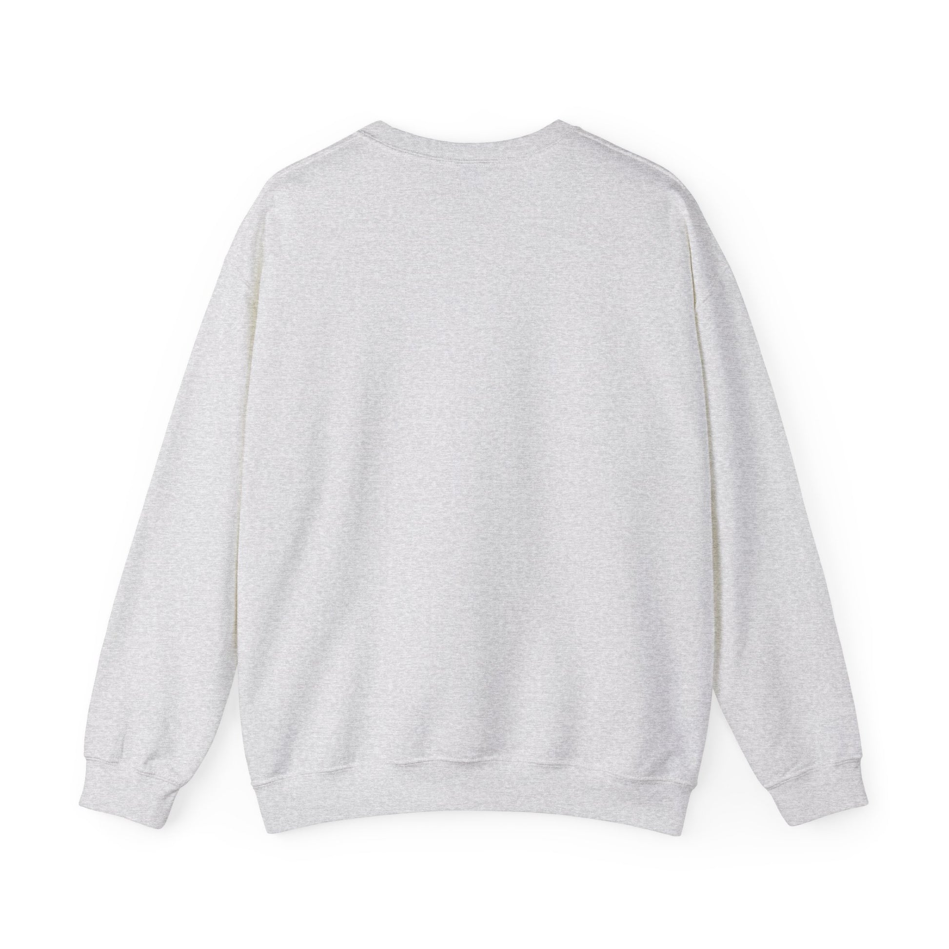 back of Inspirational Christian apparel – ribbed neckline crewneck