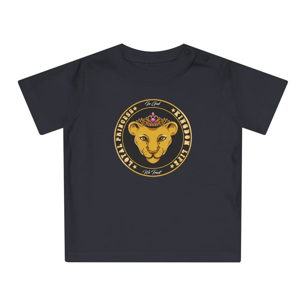 LOYAL PRINCESS baby T-shirt in organic cotton with Christian design – The Original faithwear