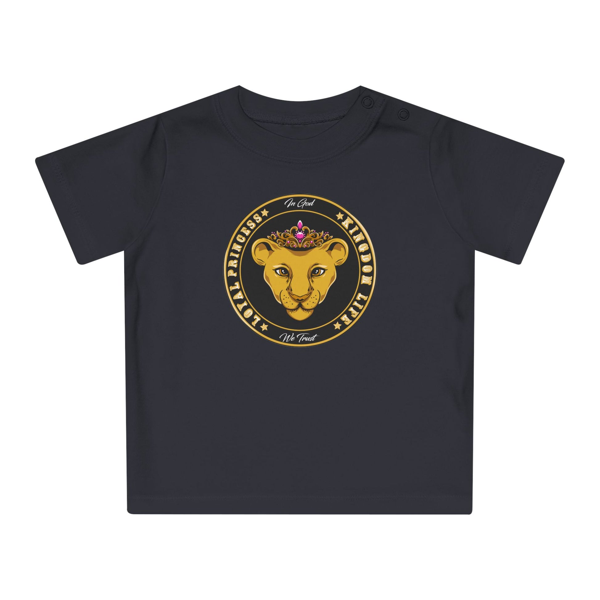 LOYAL PRINCESS baby T-shirt in organic cotton with Christian design – The Original faithwear