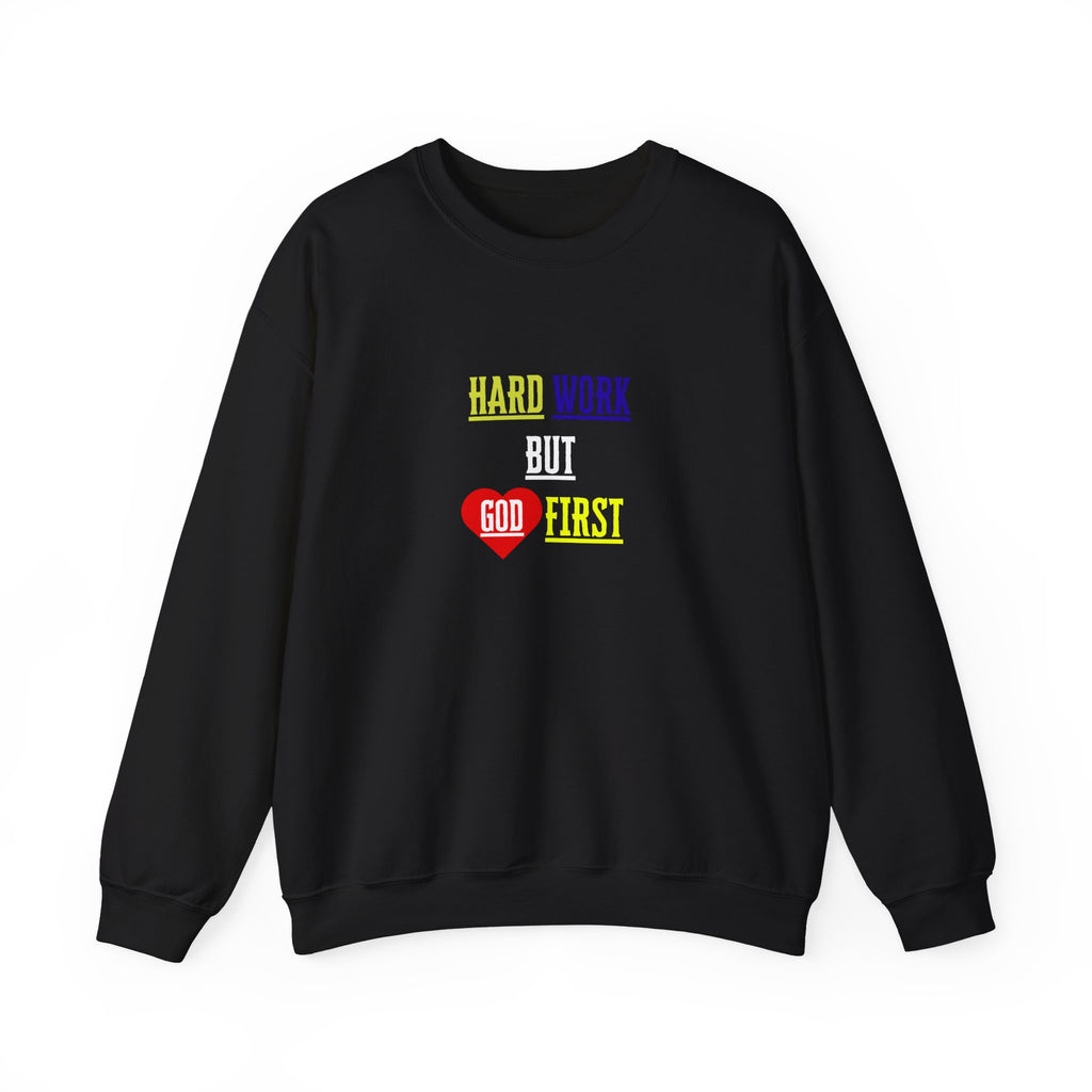 Heavy blend sweatshirt displayed flat for adults from The Original