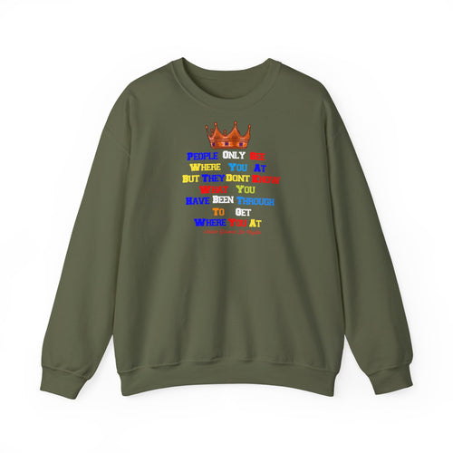 Unisex crewneck sweatshirt with Bold Lines crown print – Christian streetwear