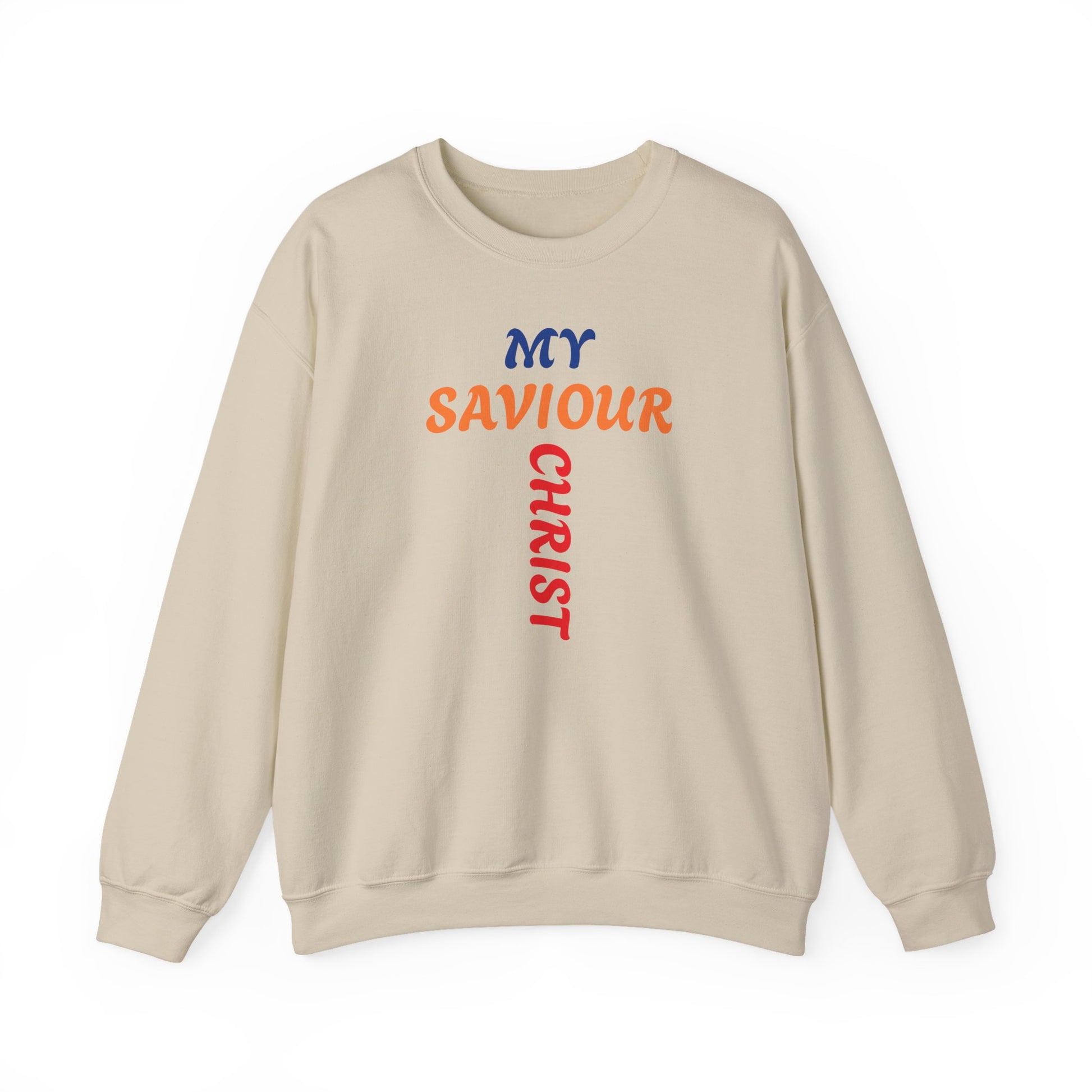 Comfortable cotton polyester Christian sweatshirt Bold Lines collection -Faithwear