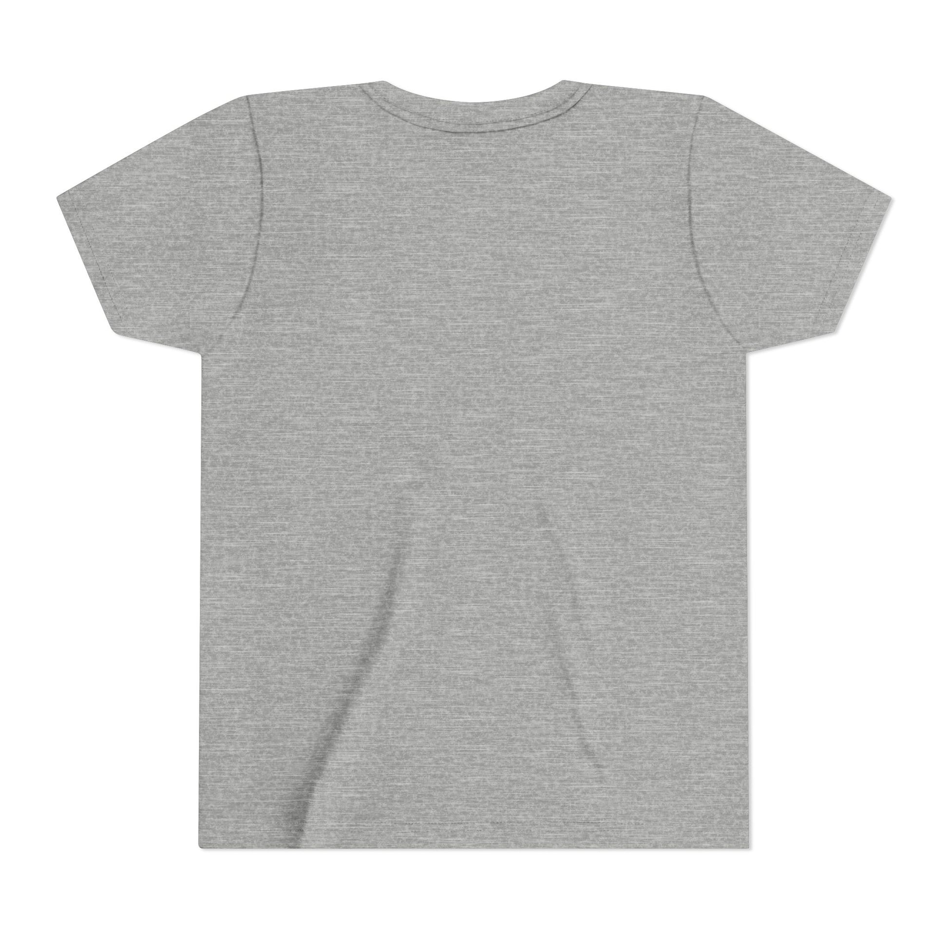 Backview of Christian youth t-shirt with colorful lion graphic from The Original