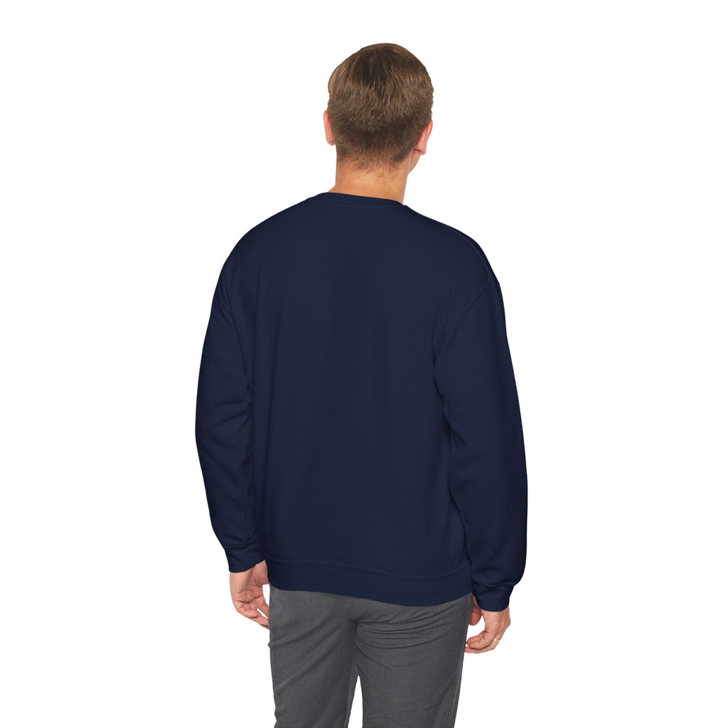 Backview Cozy crewneck sweatshirt with vibrant lion - The Original
