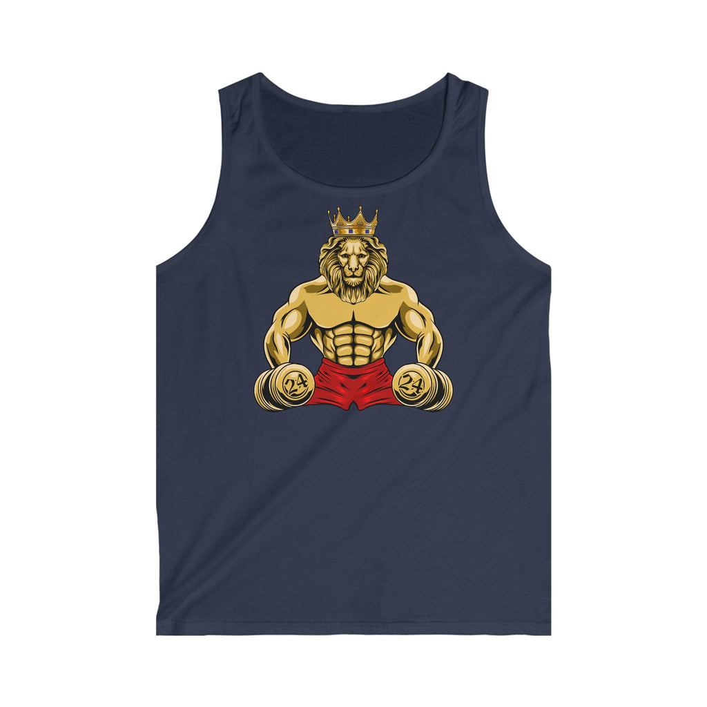 Front view of LOYAL MUSCLE Christian tank top – breathable soft fabric