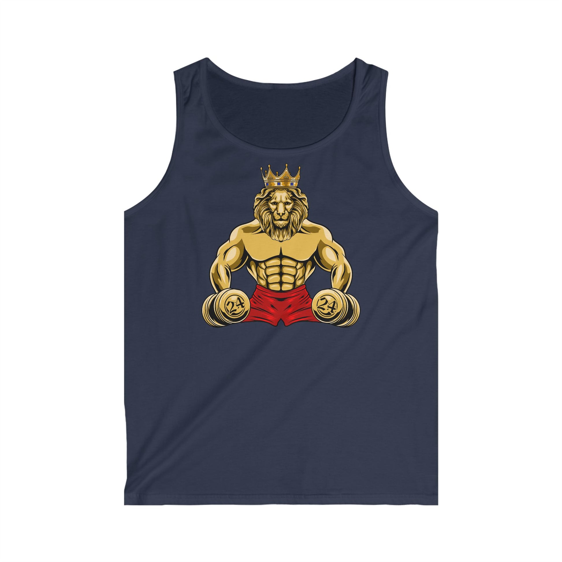 Front view of LOYAL MUSCLE Christian tank top – breathable soft fabric