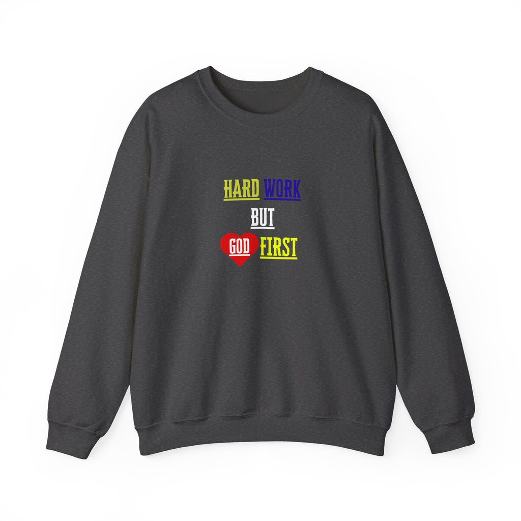 Faith-based grey sweatshirt with Christian message from The Original
