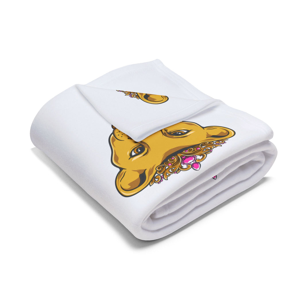 PRINCESS royal white blanket – perfect for baby shower or baptism gift from The Original