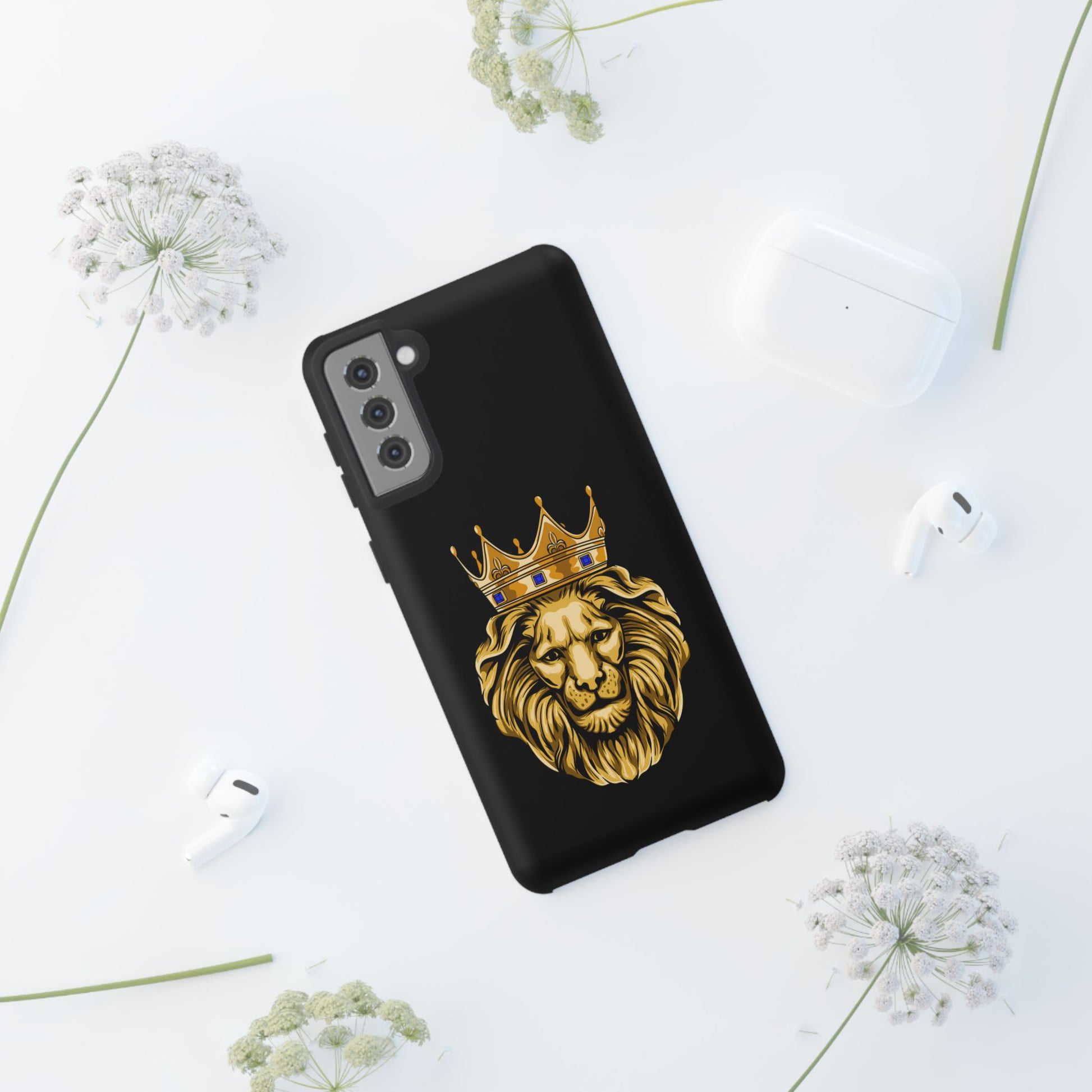 Christian GOLD LION case – symbol of courage and victory