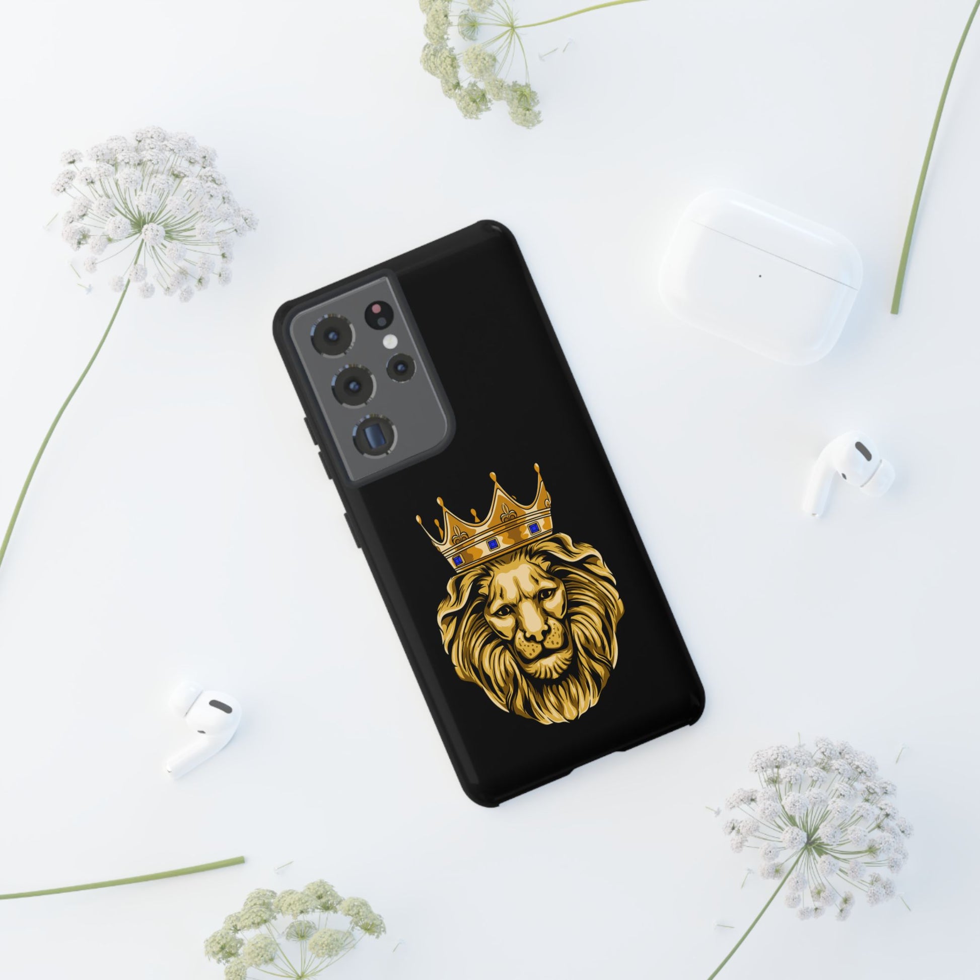 Christian GOLD LION case – symbol of courage and victory