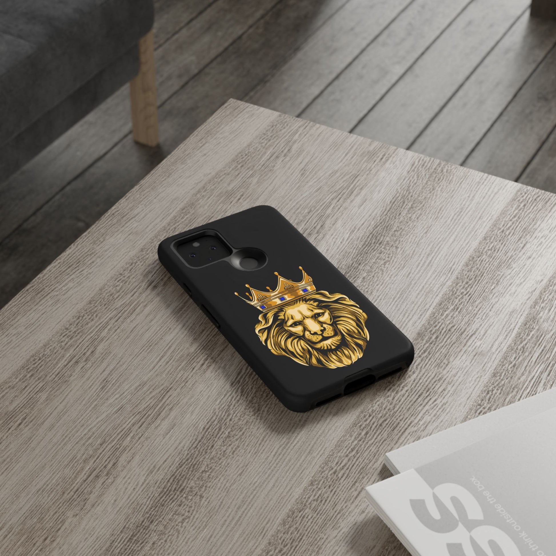 Christian GOLD LION case – symbol of courage and victory