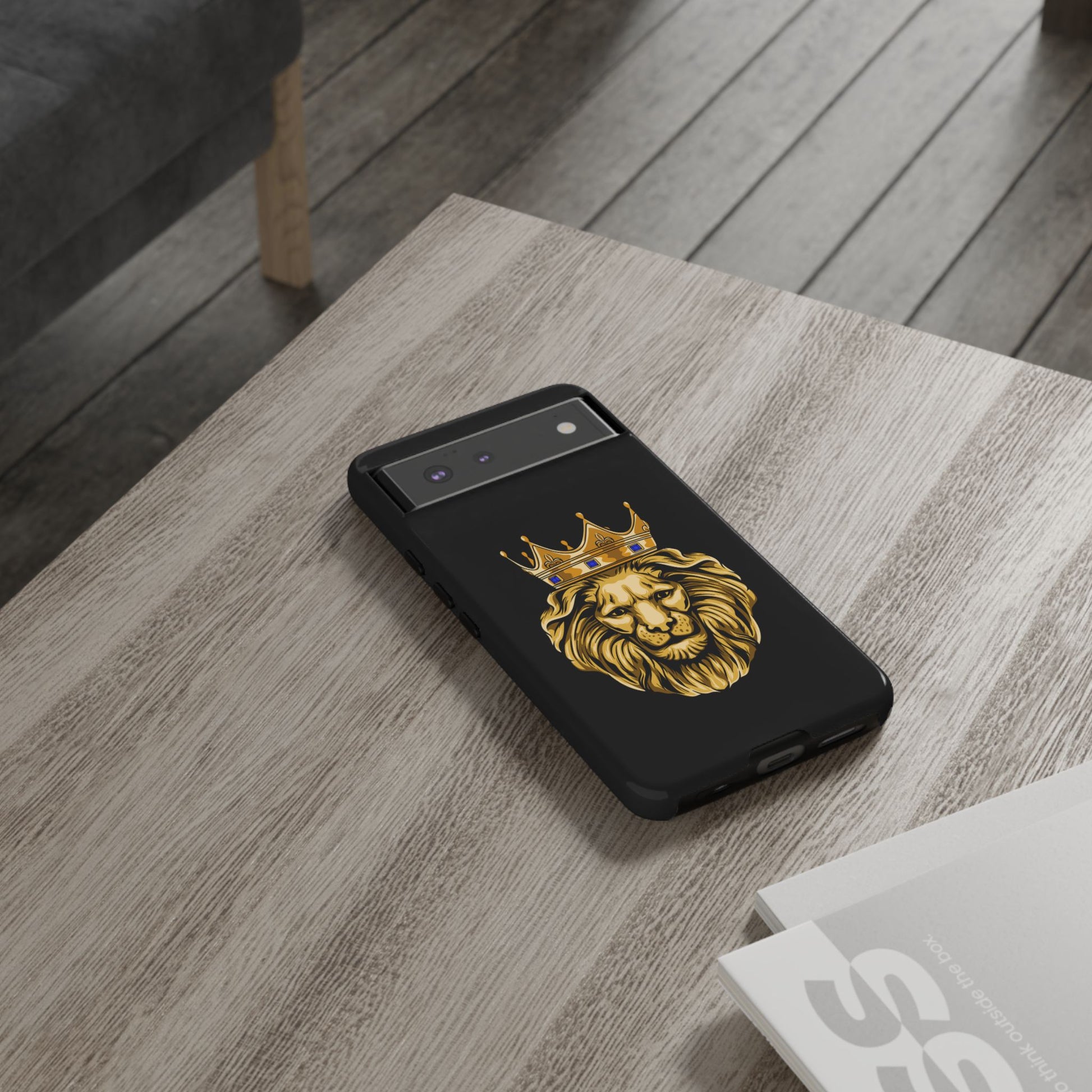 Christian GOLD LION case – symbol of courage and victory