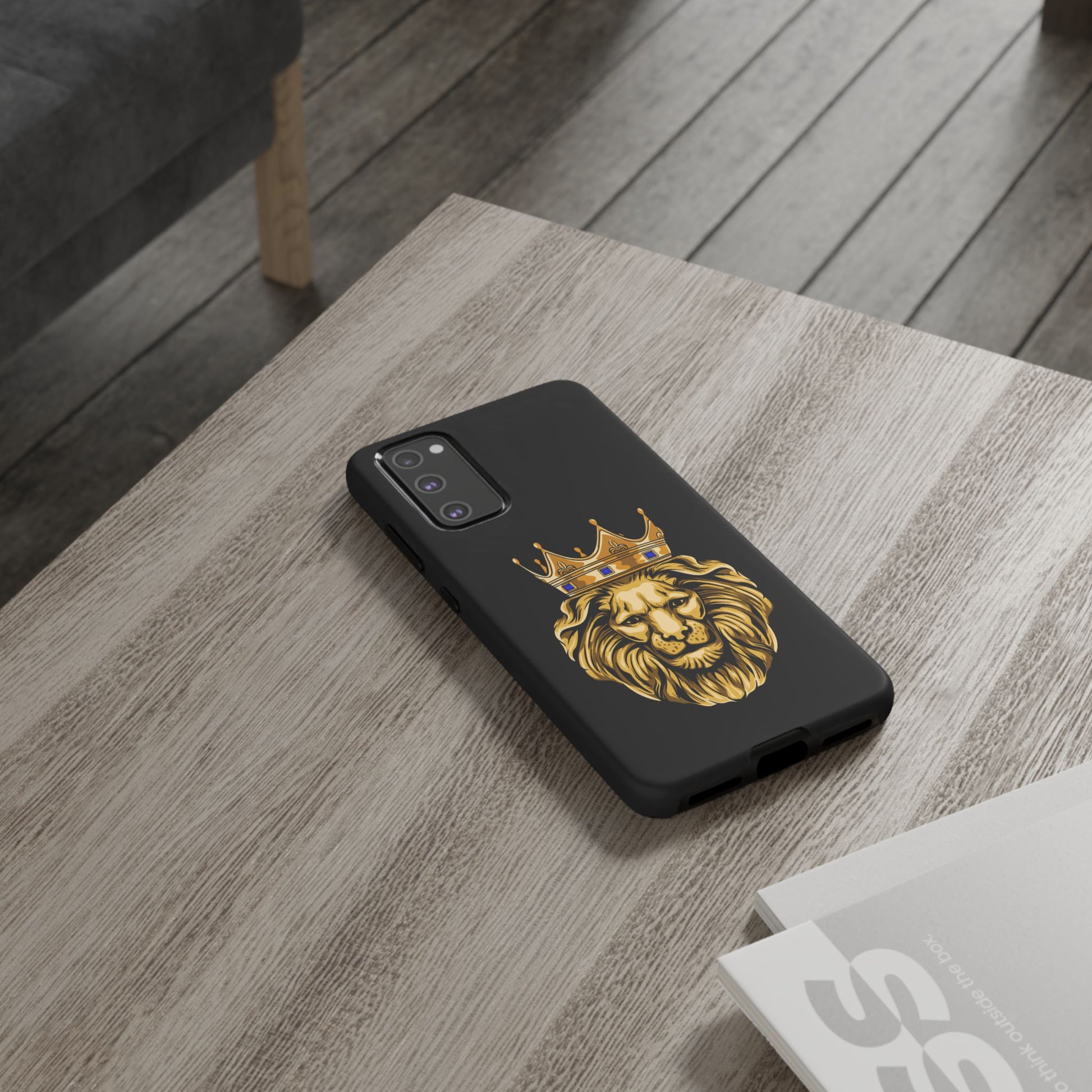 Christian GOLD LION case – symbol of courage and victory