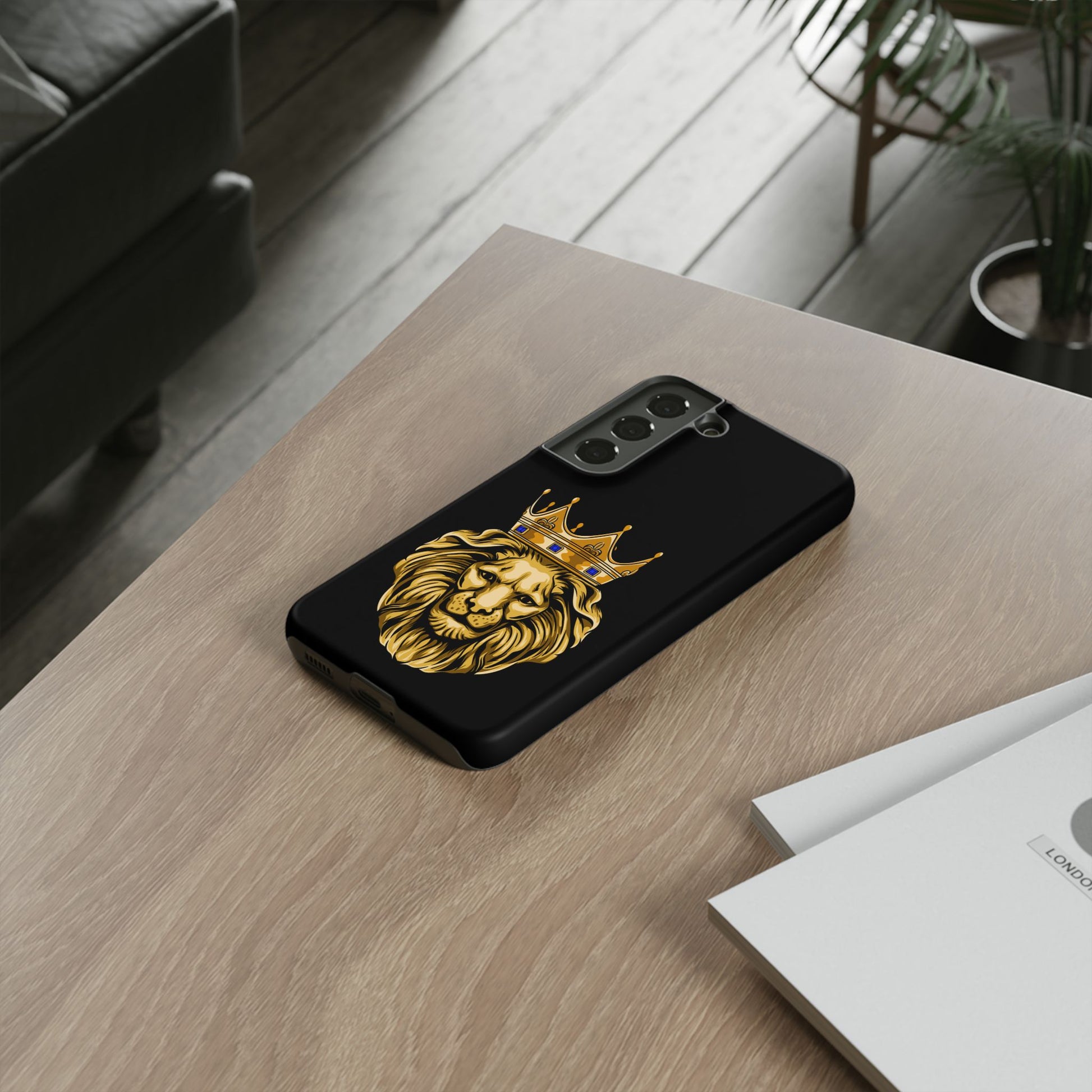 Christian GOLD LION case – symbol of courage and victory