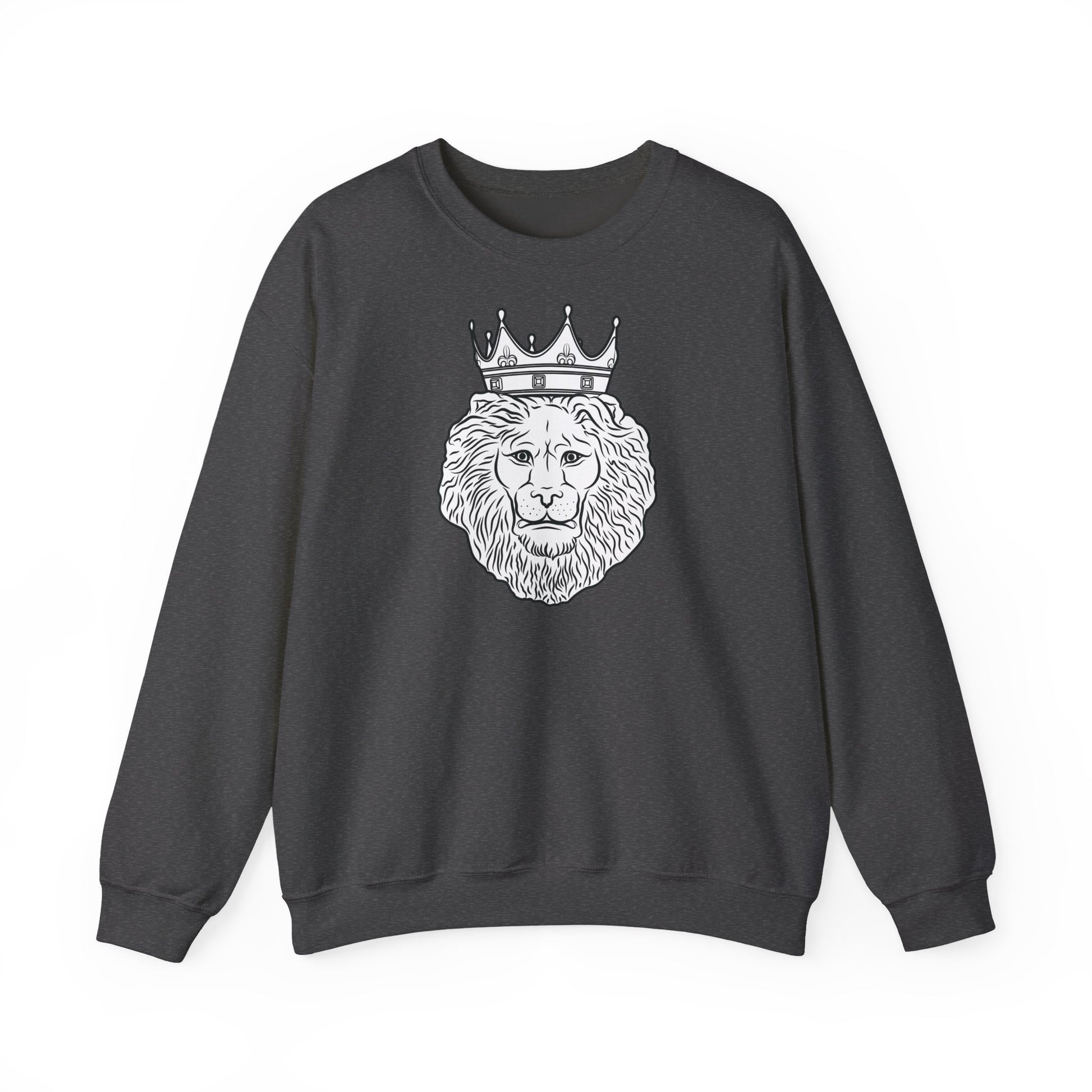 The Original KING dark heather sweatshirt Christian fashion apparel