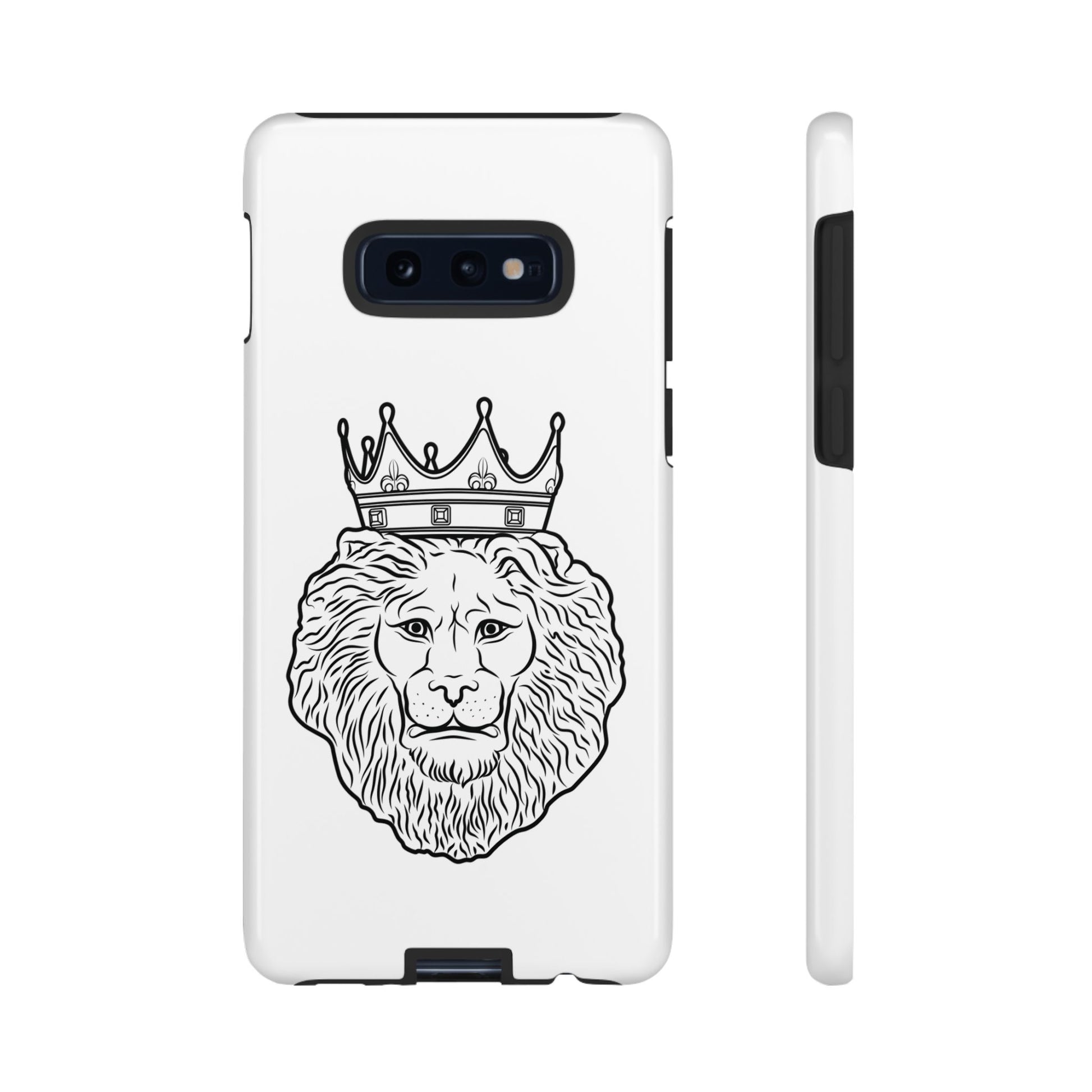 KING white phone case – Christian faith-based design from The Original