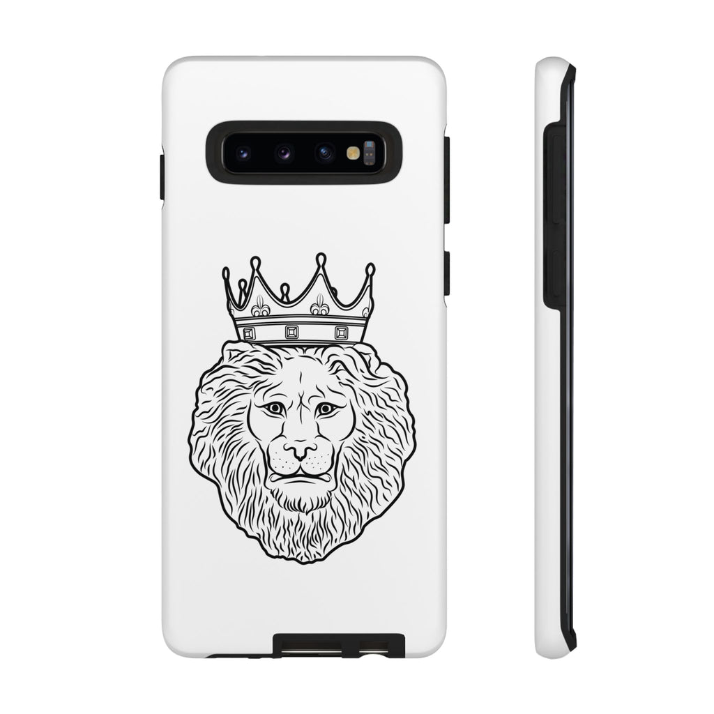 KING white phone case – Christian faith-based design from The Original