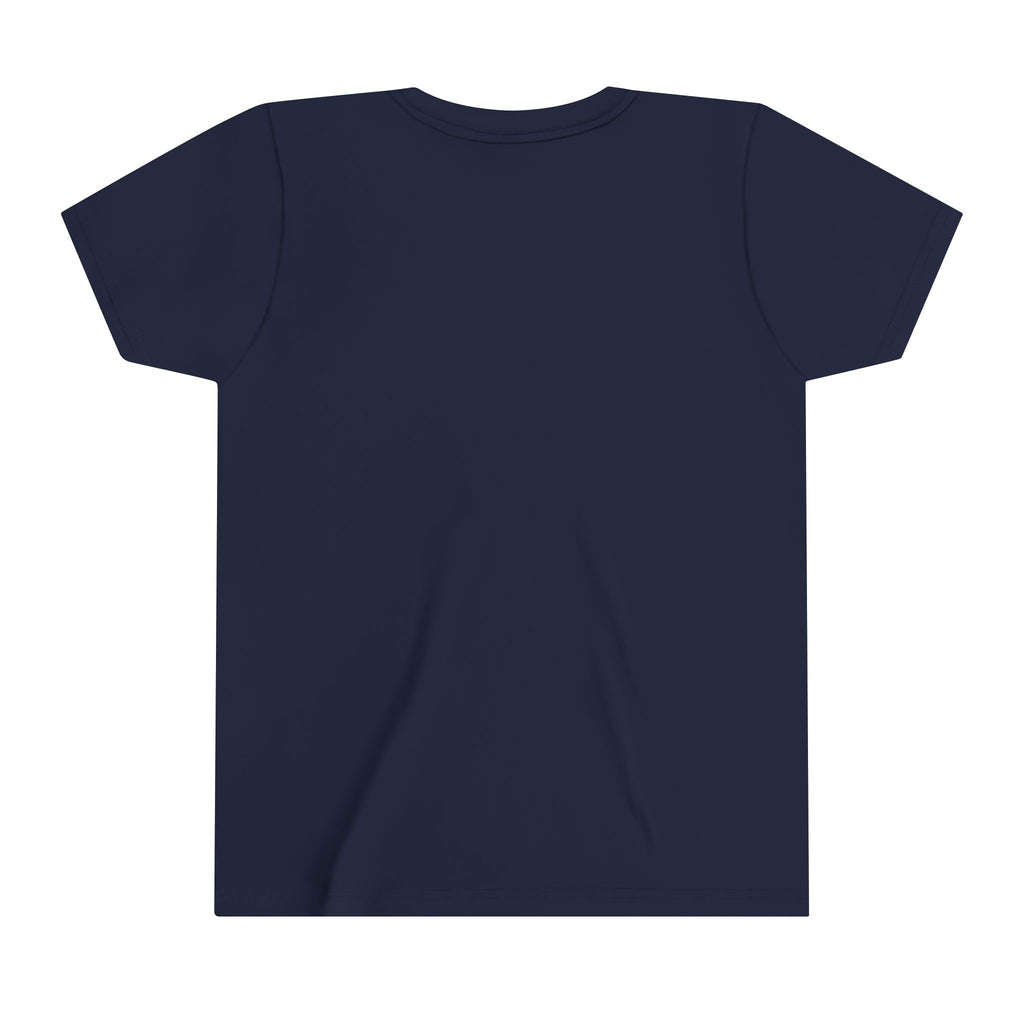 Backview of crewneck youth Christian T-shirt KING graphic - The Original