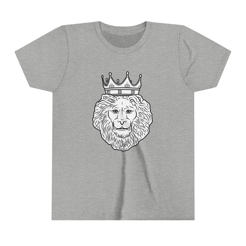 The Original present soft cotton Christian kids T-shirt KING motif streetwear style