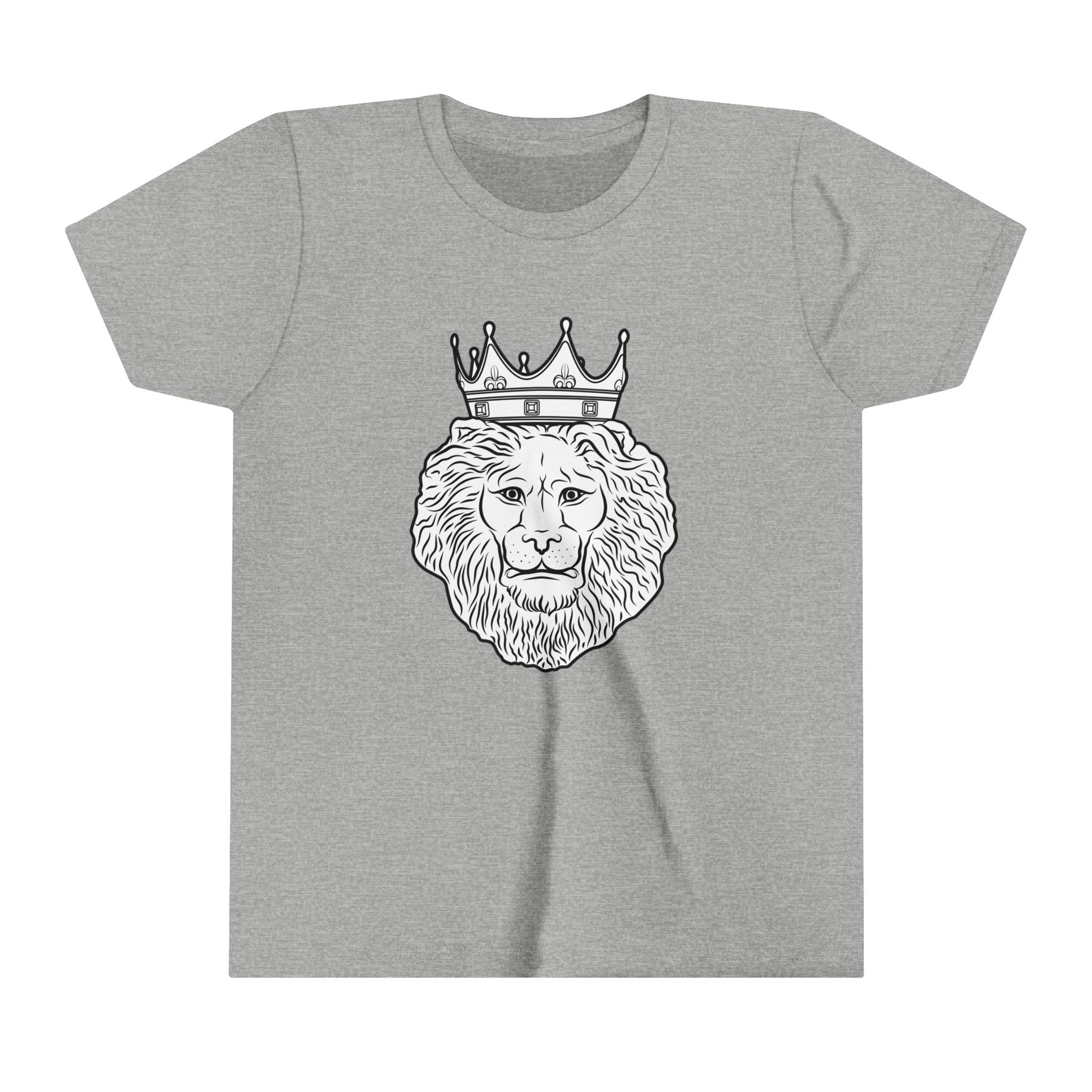 The Original present soft cotton Christian kids T-shirt KING motif streetwear style