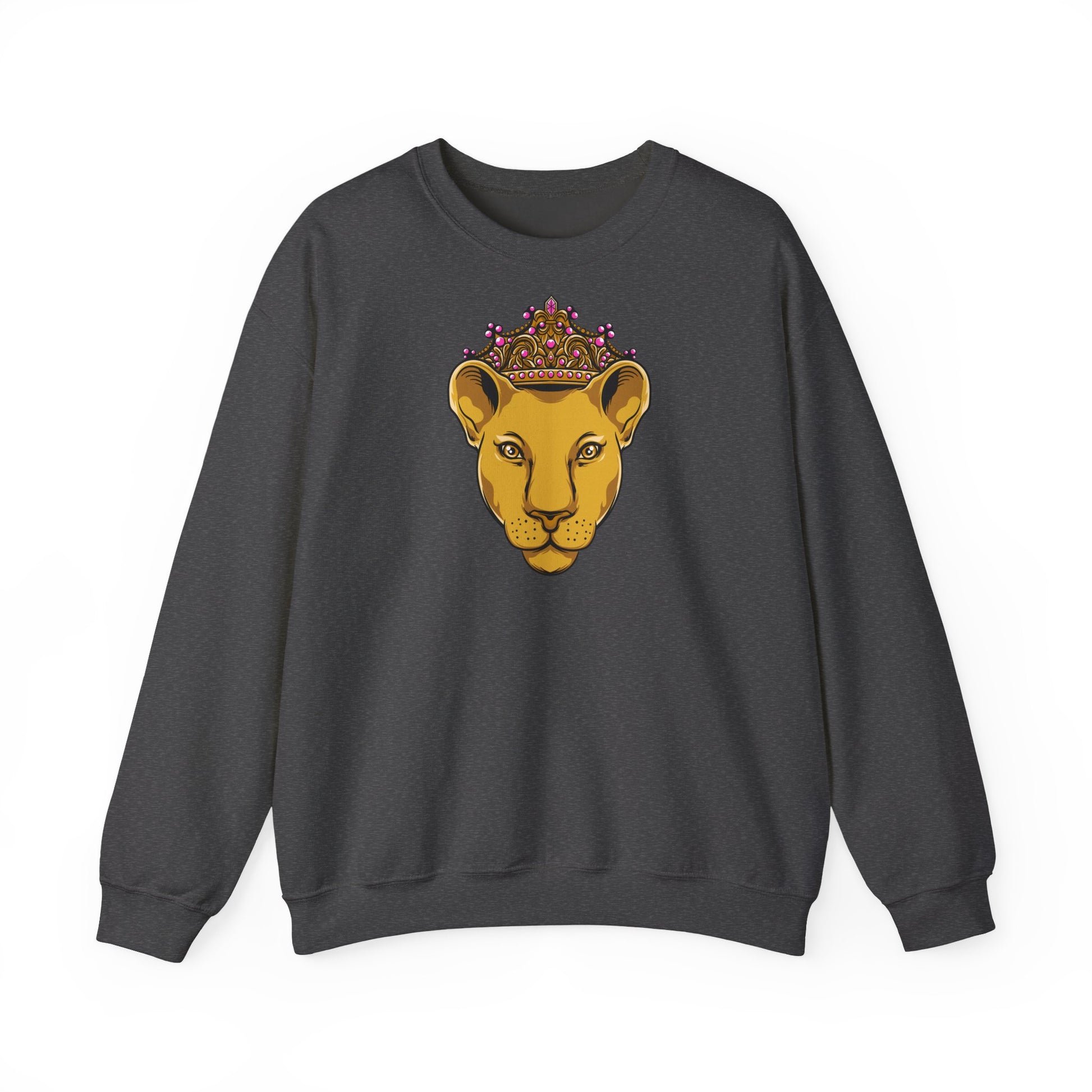 The Original faithwear LIONESS sweatshirt in dark heather female style