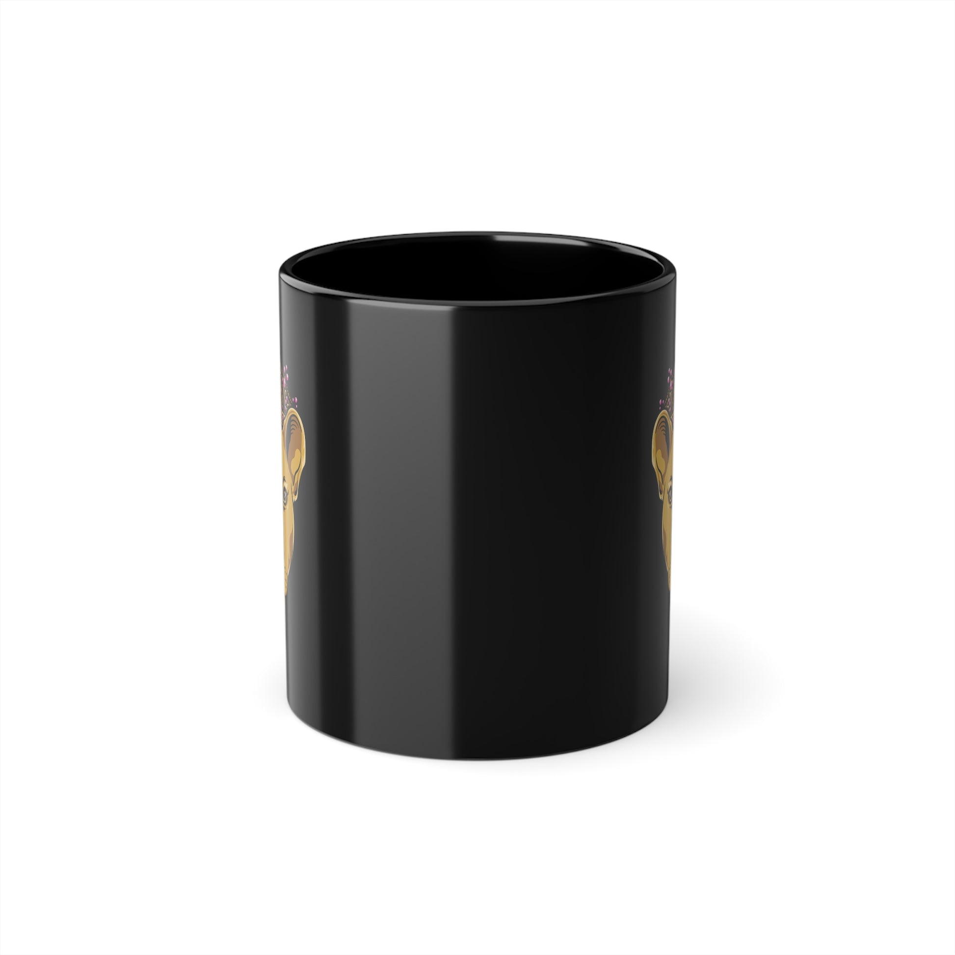 LIONESS black coffee cup with bold Christian identity print from The Original